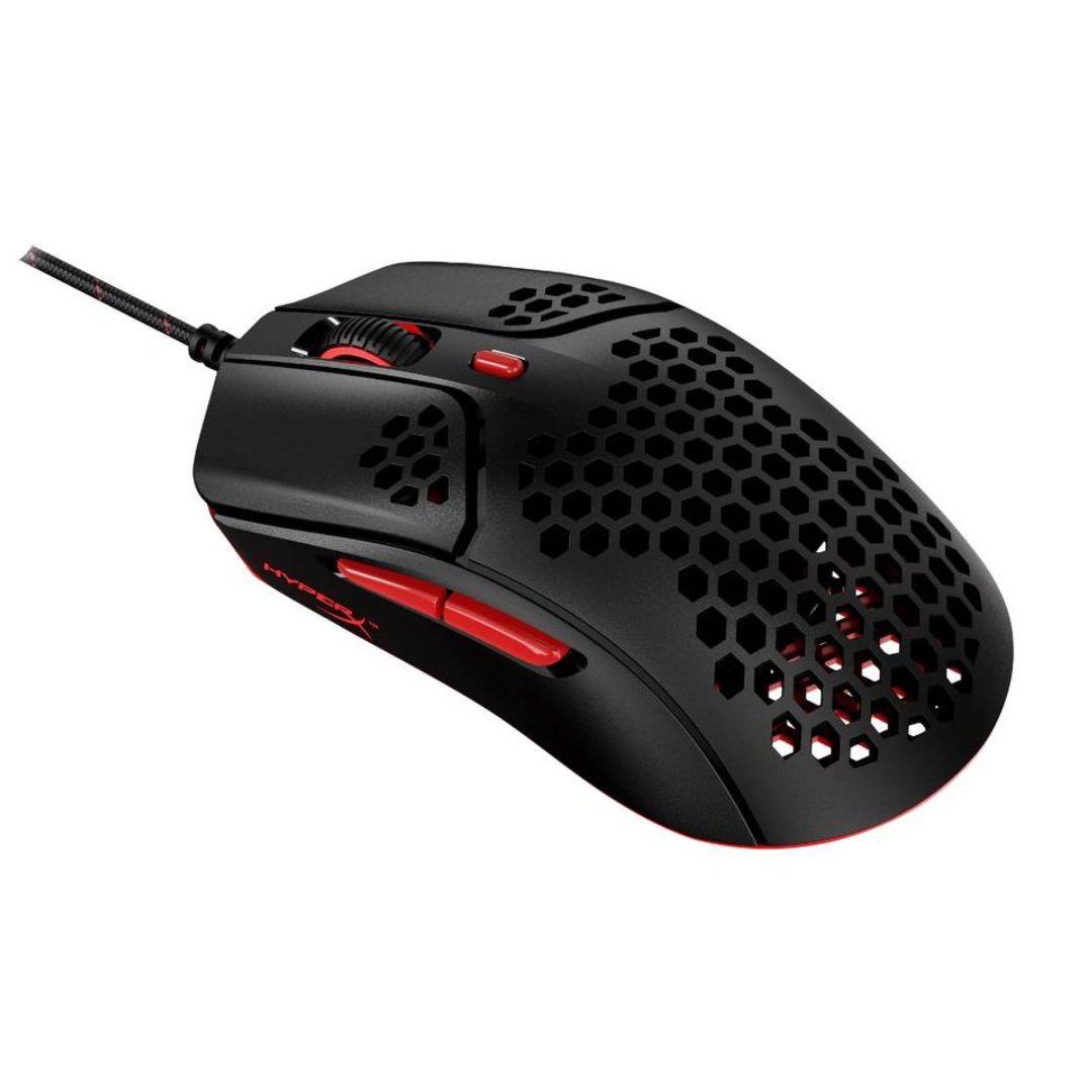 Mouse Gamer HyperX Pulsefire Haste UltraLiviano Negro y Rojo-2