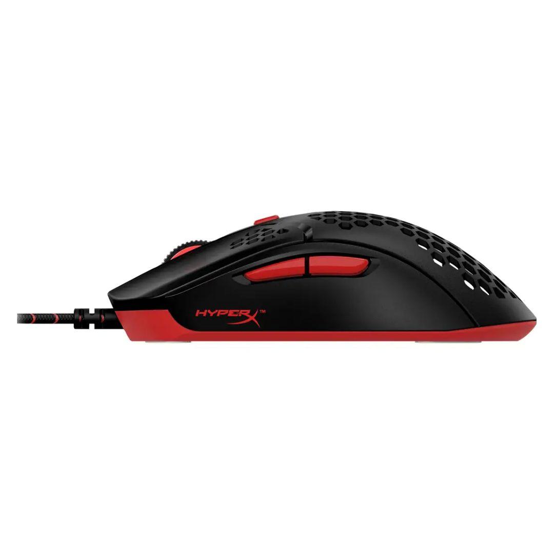 Mouse Gamer HyperX Pulsefire Haste UltraLiviano Negro y Rojo-3