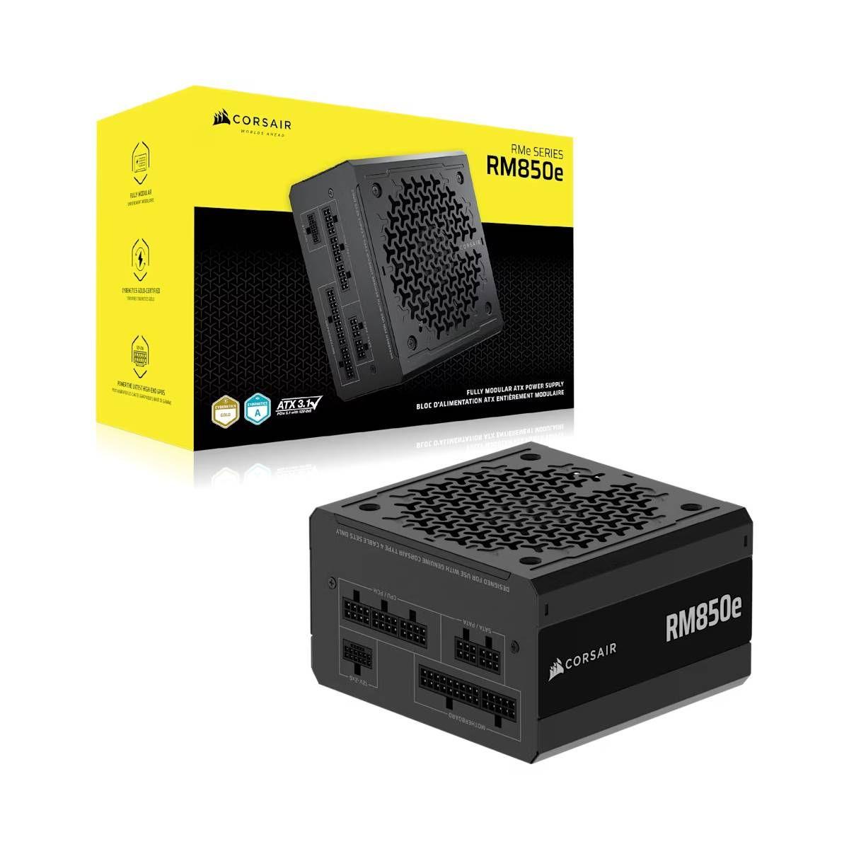Fuente de Poder Corsair RM850e 850W Modular Gold-0