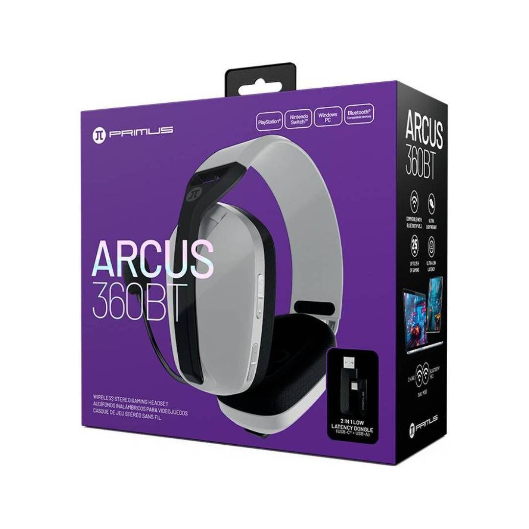 Audifonos Primus Gaming Arcus 360BT - PBH-360W, Blanco-2