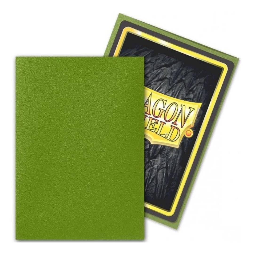 Protectores Dragon Shield 60 - Japanese Size Olive Matte-1