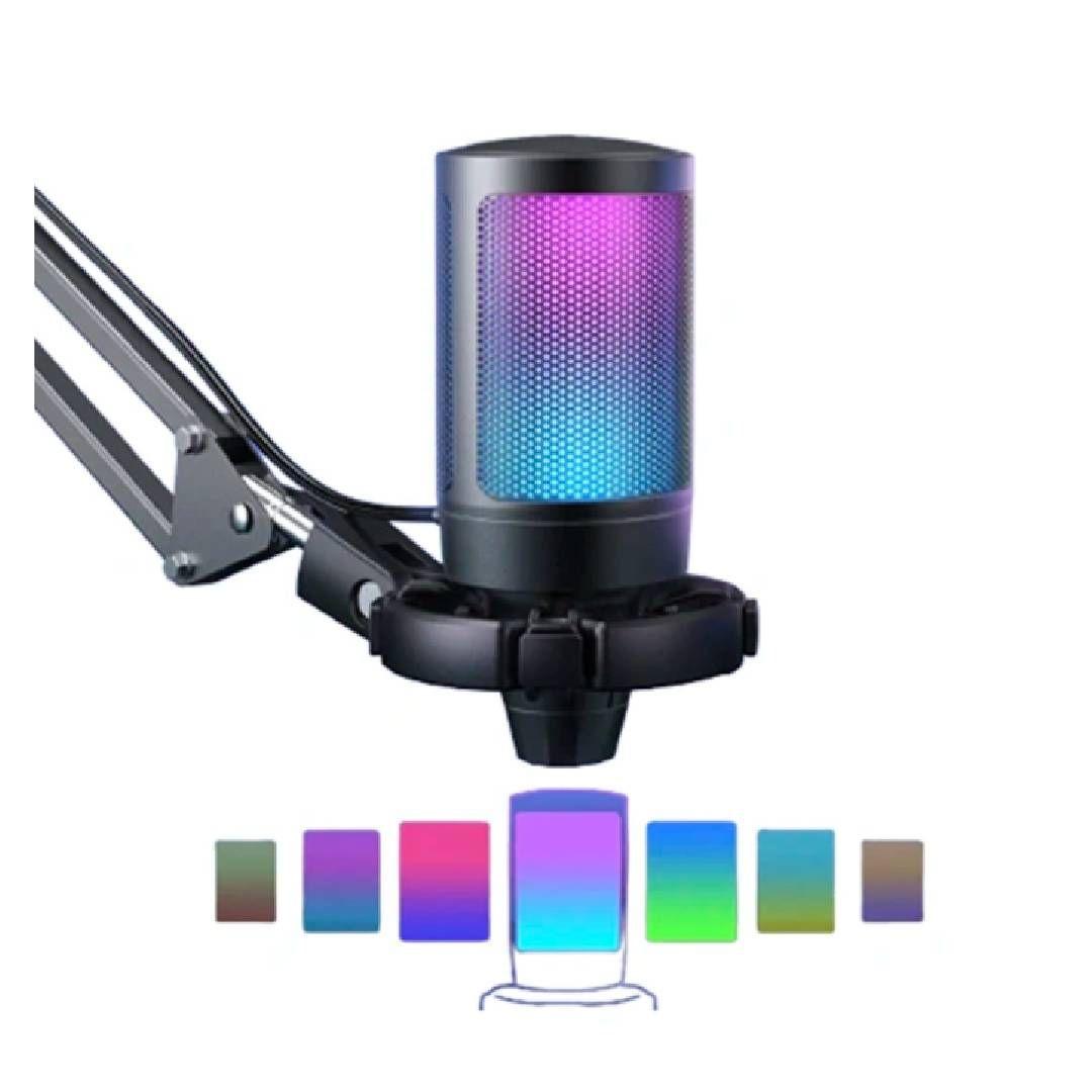Micrófono Gamer Fifine  A6T RGB, USB-C-2