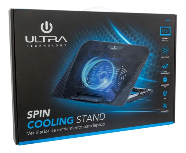 Base Ventilador Ultra 00360 Spin Para Notebook 15.6-5