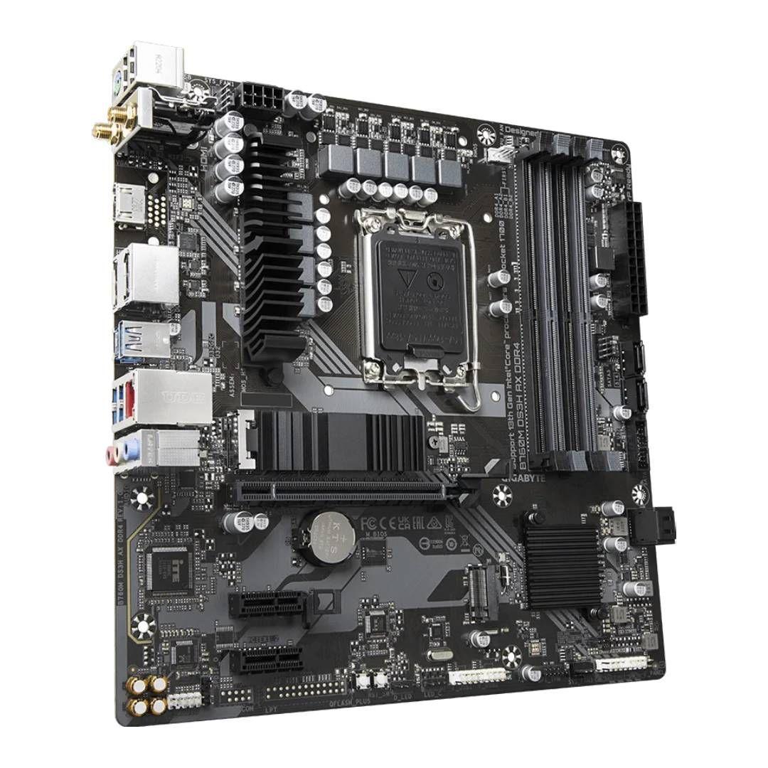 Placa Madre Gigabyte B760M DS3H AX DDR4, Micro ATX, LGA1700-2