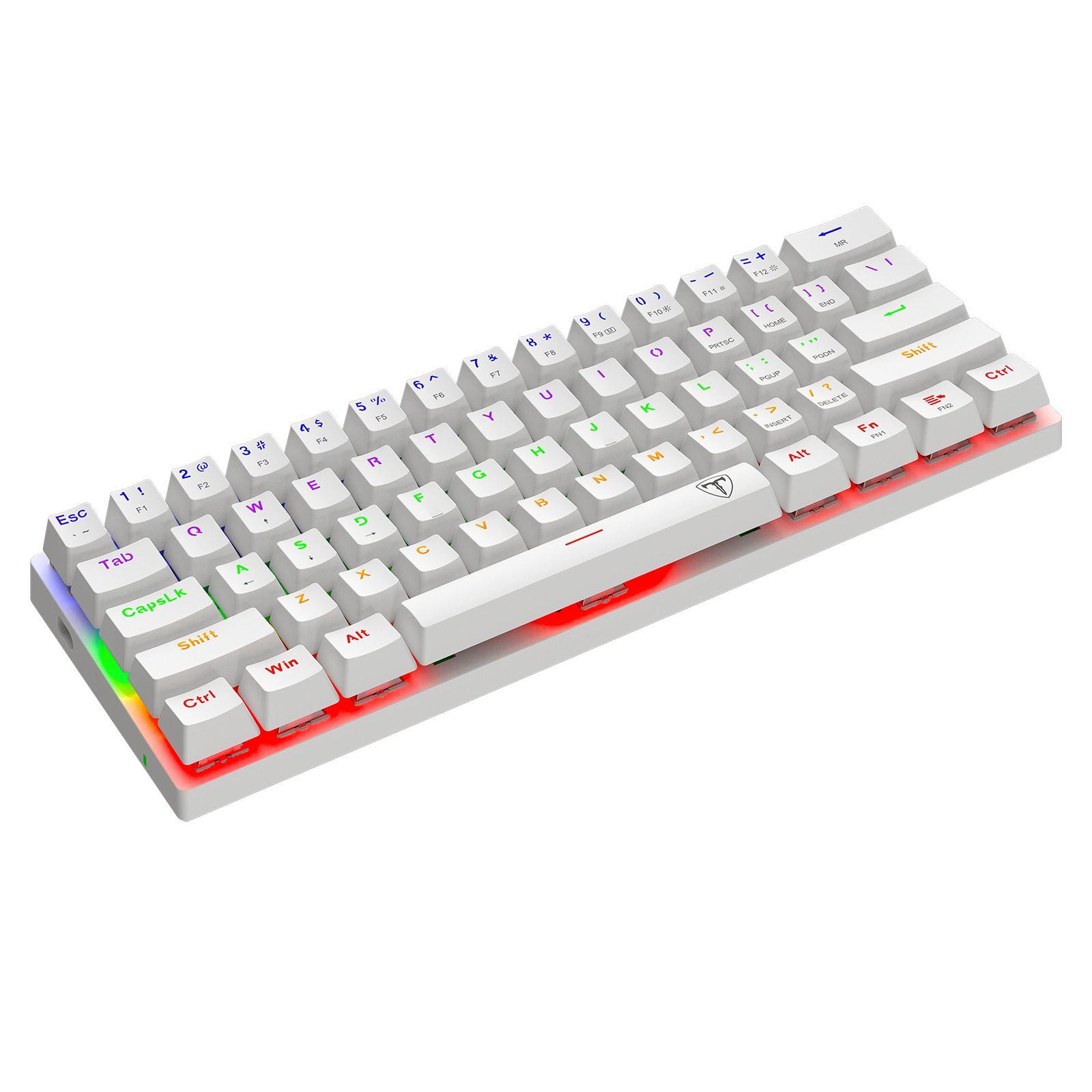 Teclado T-Dagger Arena Lite T-TGK321W-LIT Blanco-3