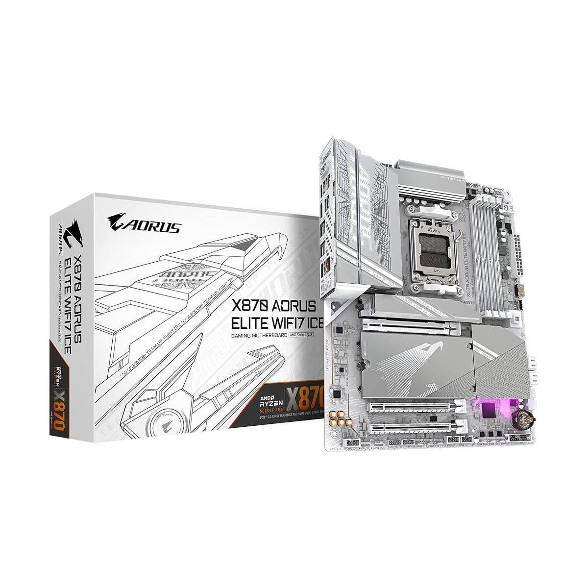 Placa Madre AMD B850 A Elite Wifi 7 ICE-0