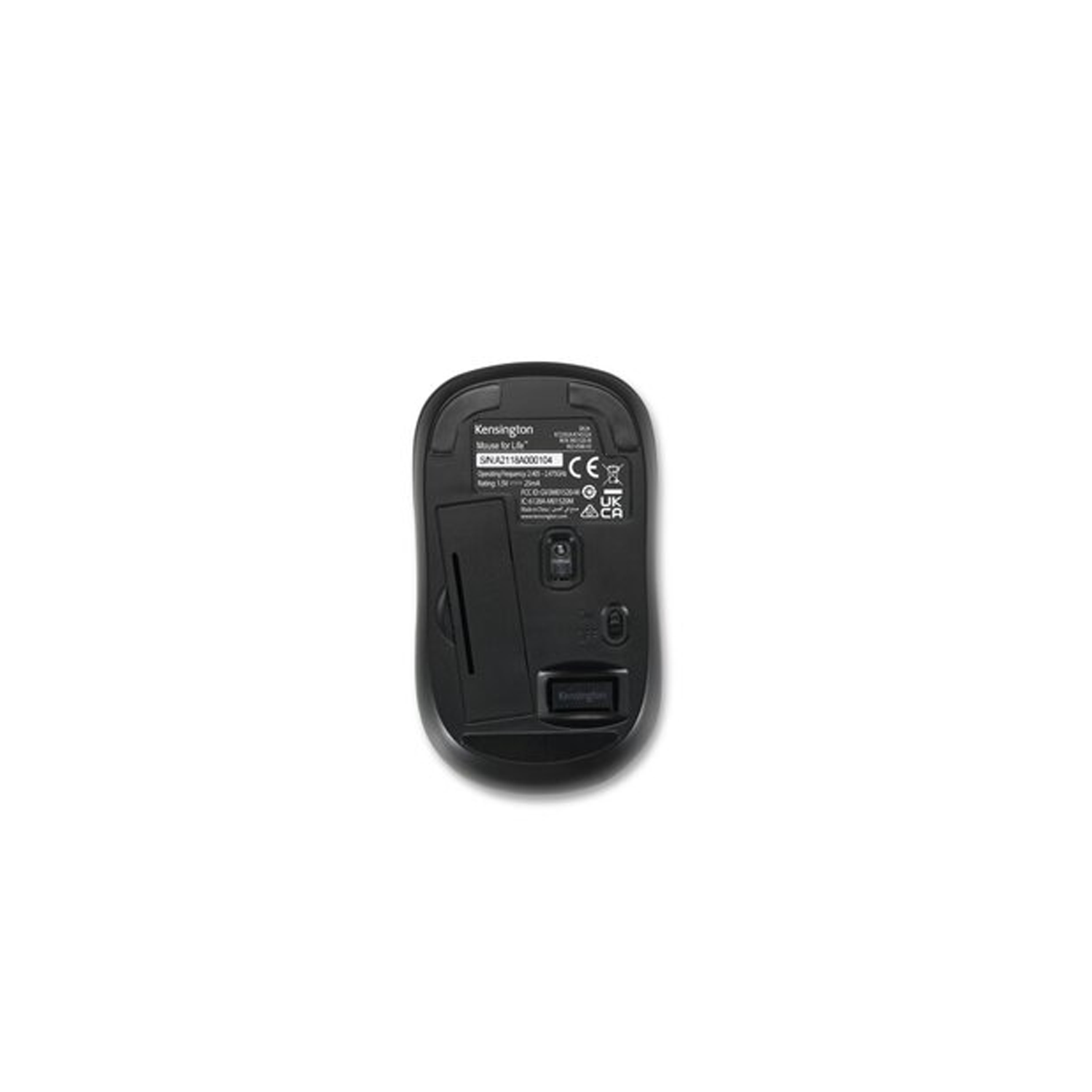 Mouse Kensington Mouse for Life K72392 Ergonomico Negro-2