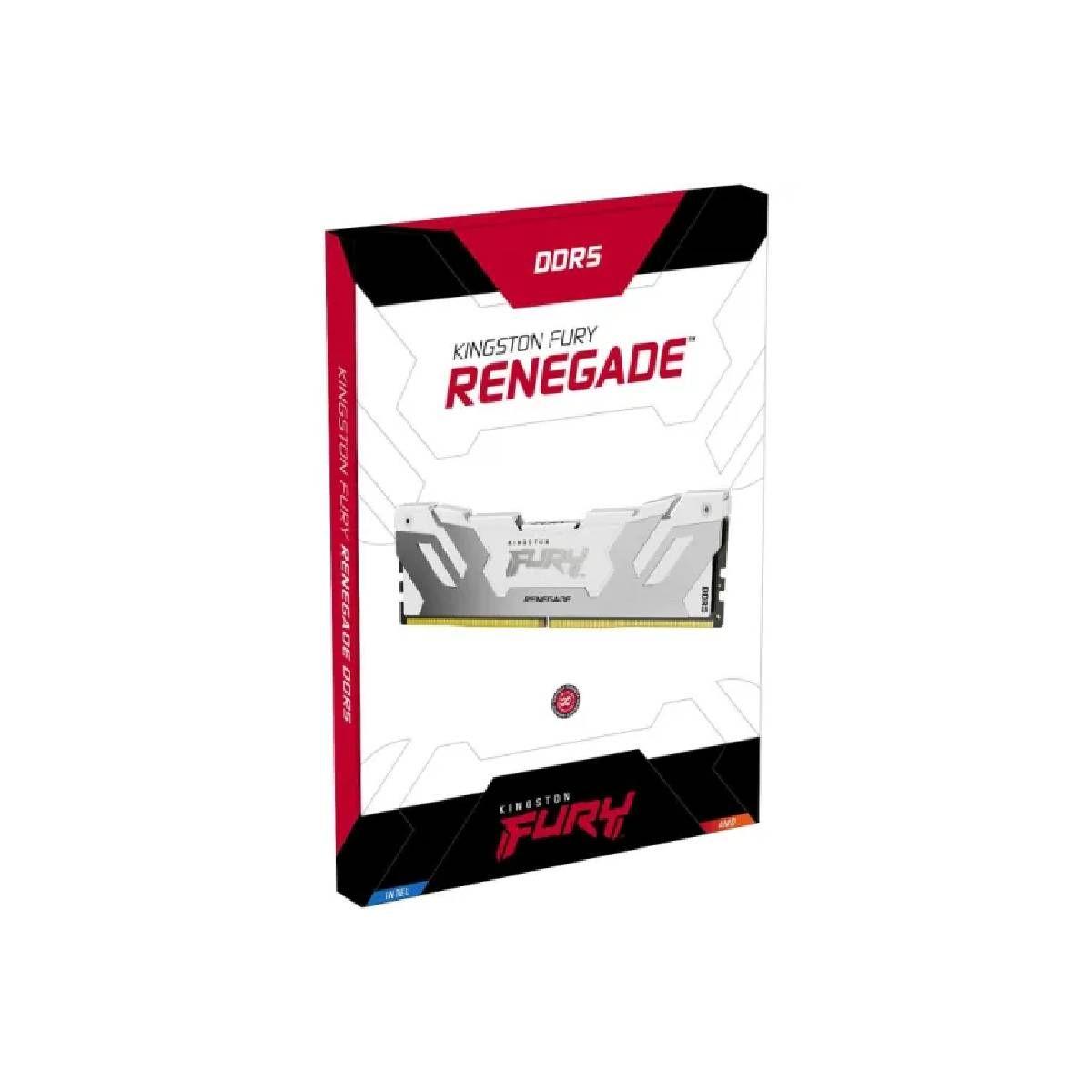 Memoria Ram  16GB DDR5 6800MT CL36 FURY Renegade White RGB-3