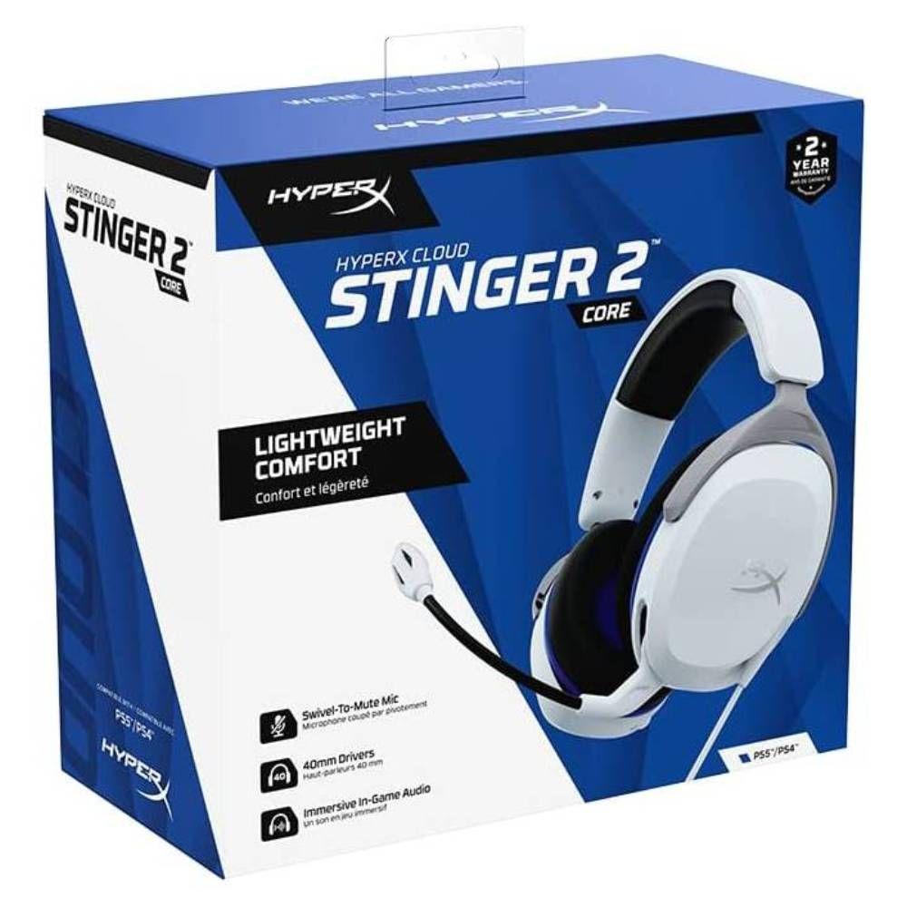 Audifono Hyperx Cloud Stinger 2 Core PS5 Blanco-4