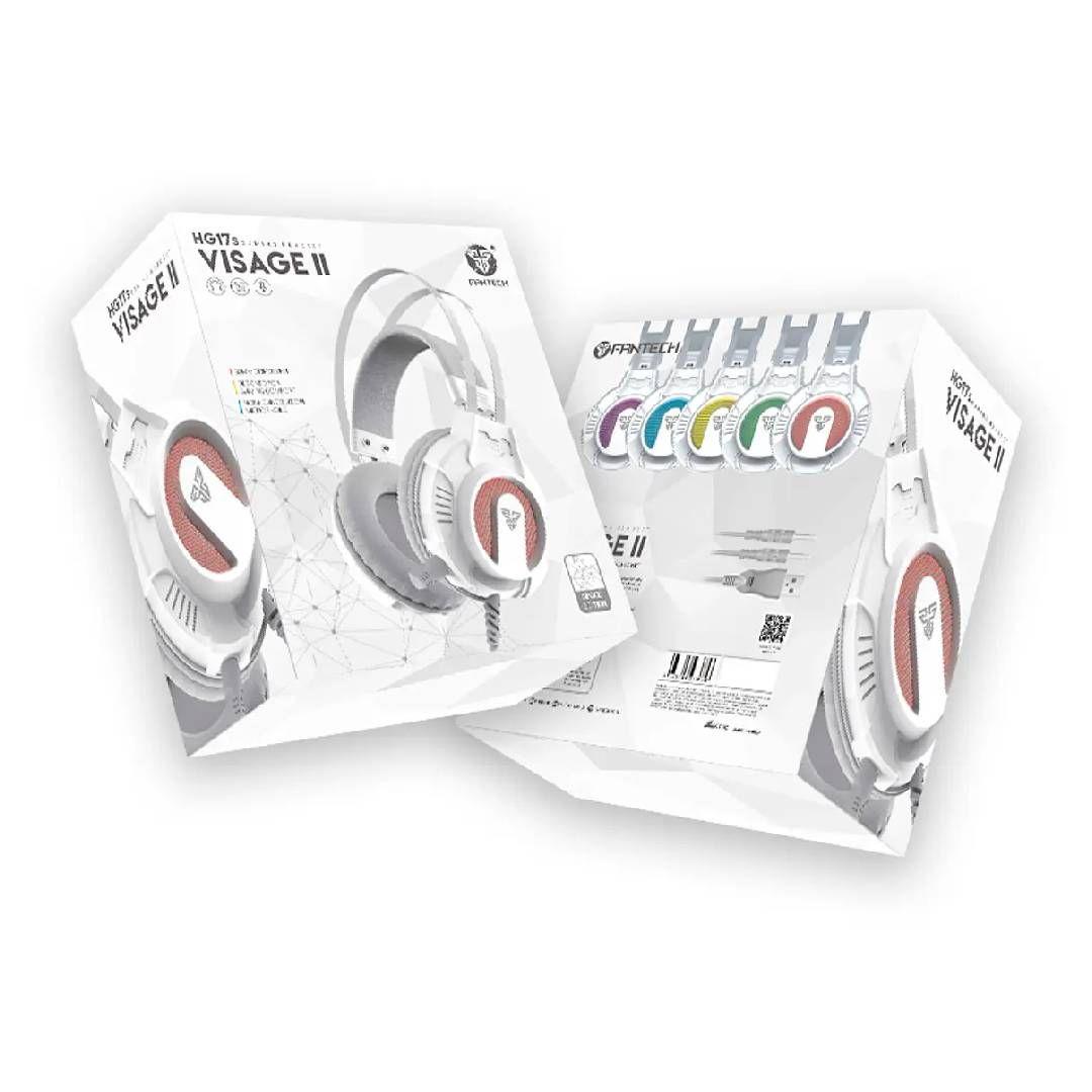 Audifonos Fantech HG17s Visage II RGB Blanco Space Edition-2
