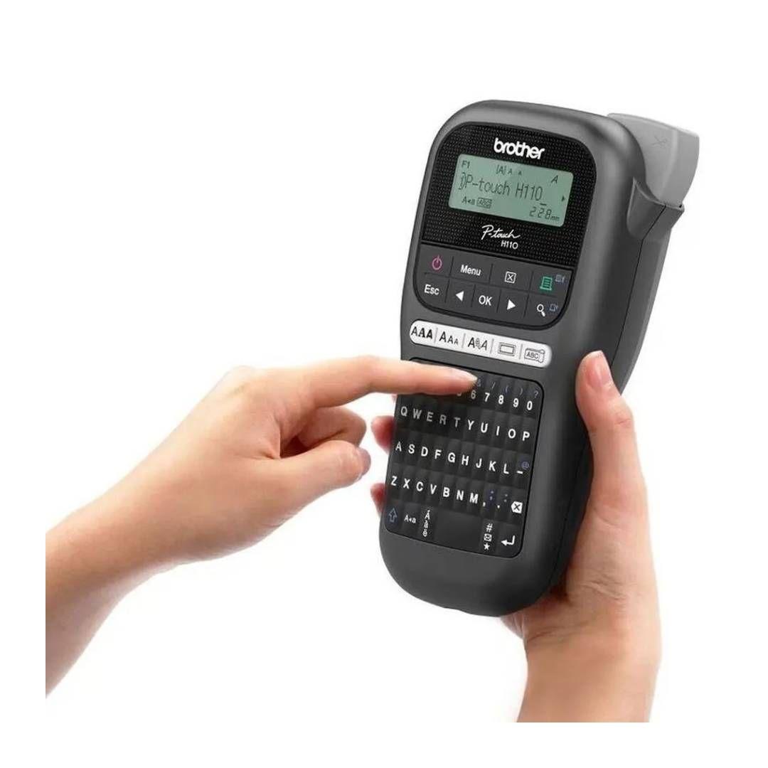 Rotuladora Portatil Brother PT-H110, Negro-1