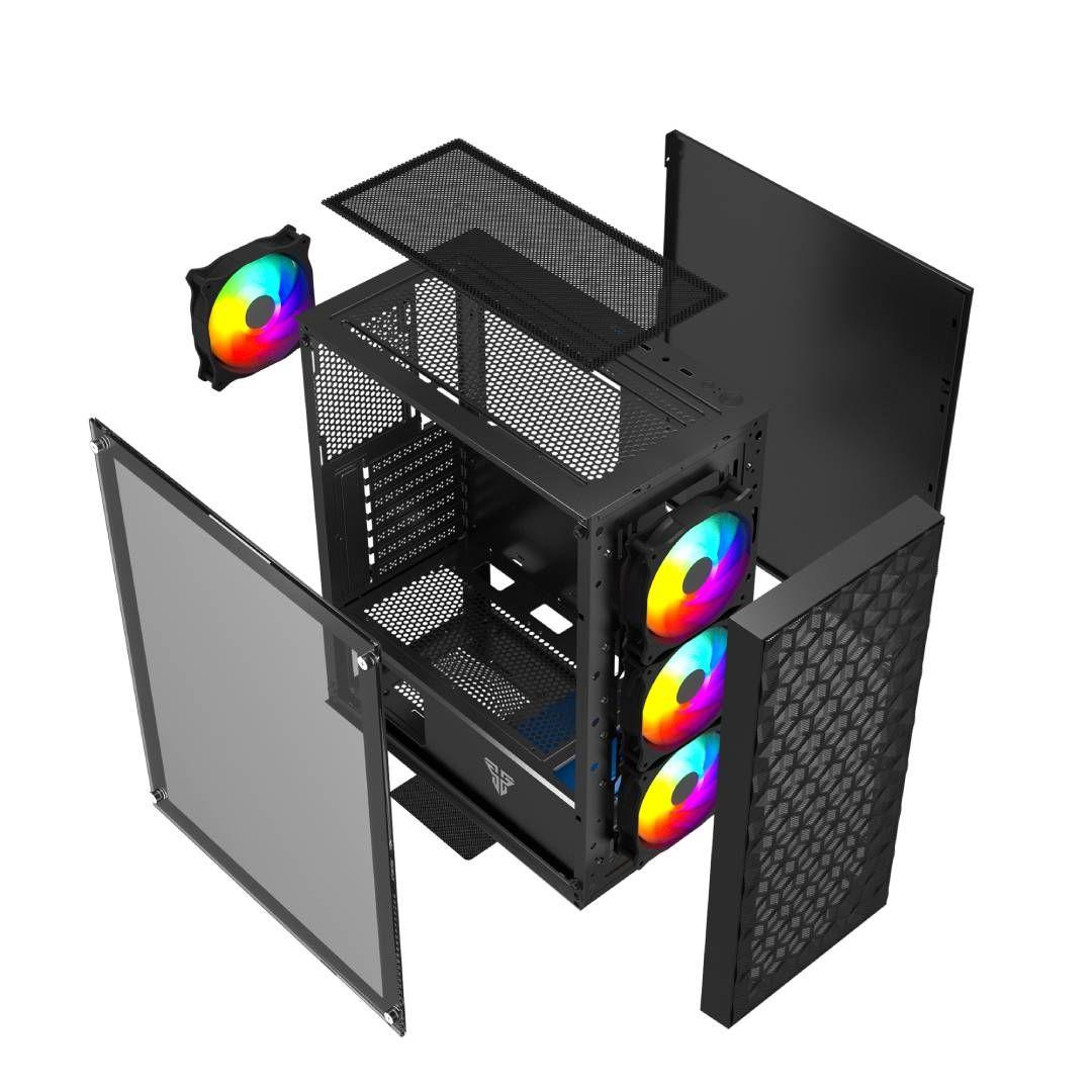 Gabinete Fantech CG83 AERO FRGB Black Edition-3