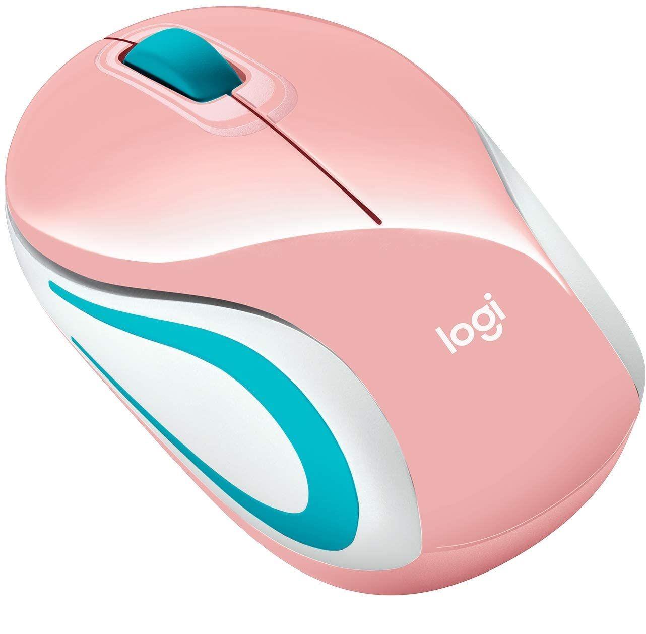 Mouse Logitech Mini M187 Inalambrico Rosa-0