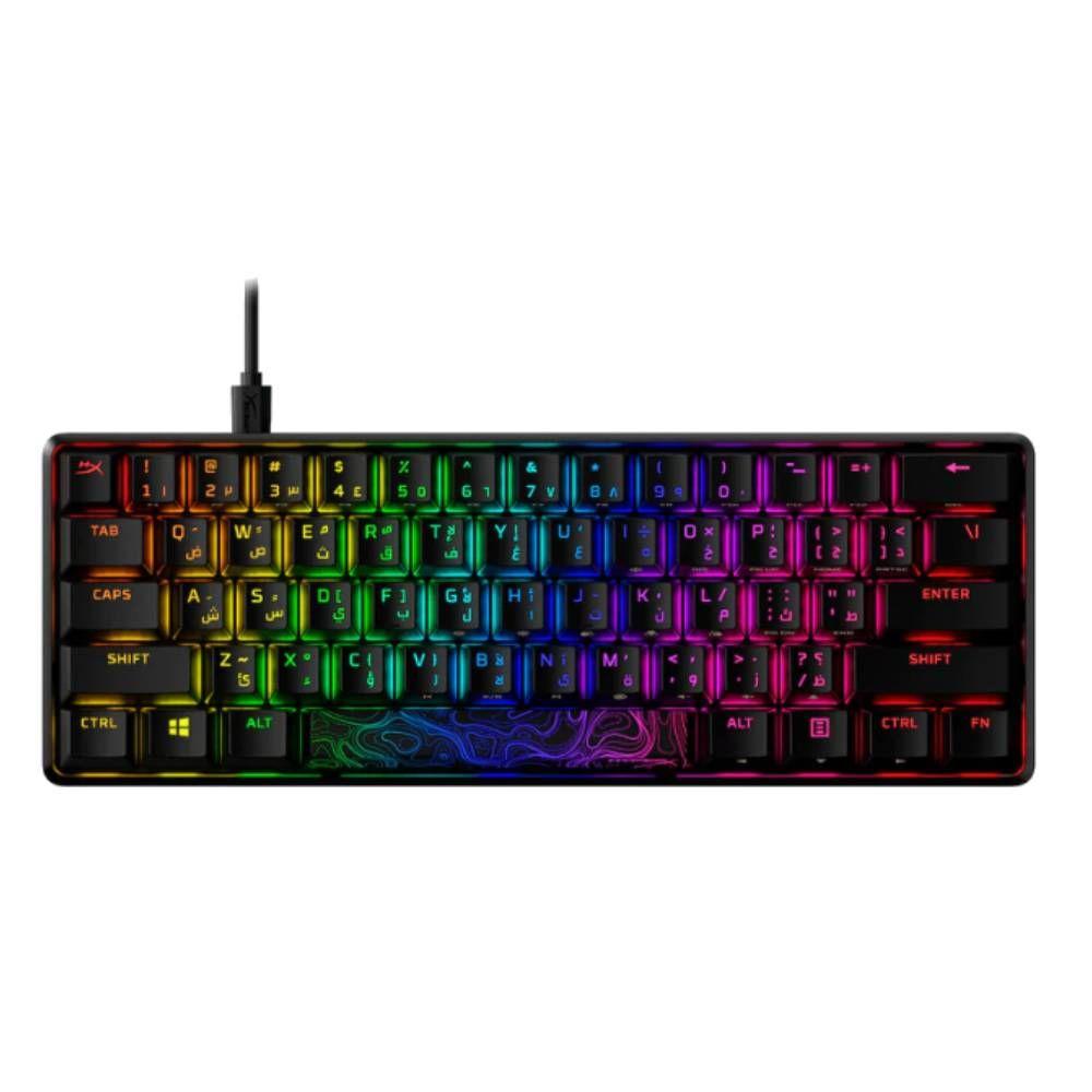 Teclado Mecanico HYPERX Alloy Origins 60 RGB Ingles SW Aqua-0