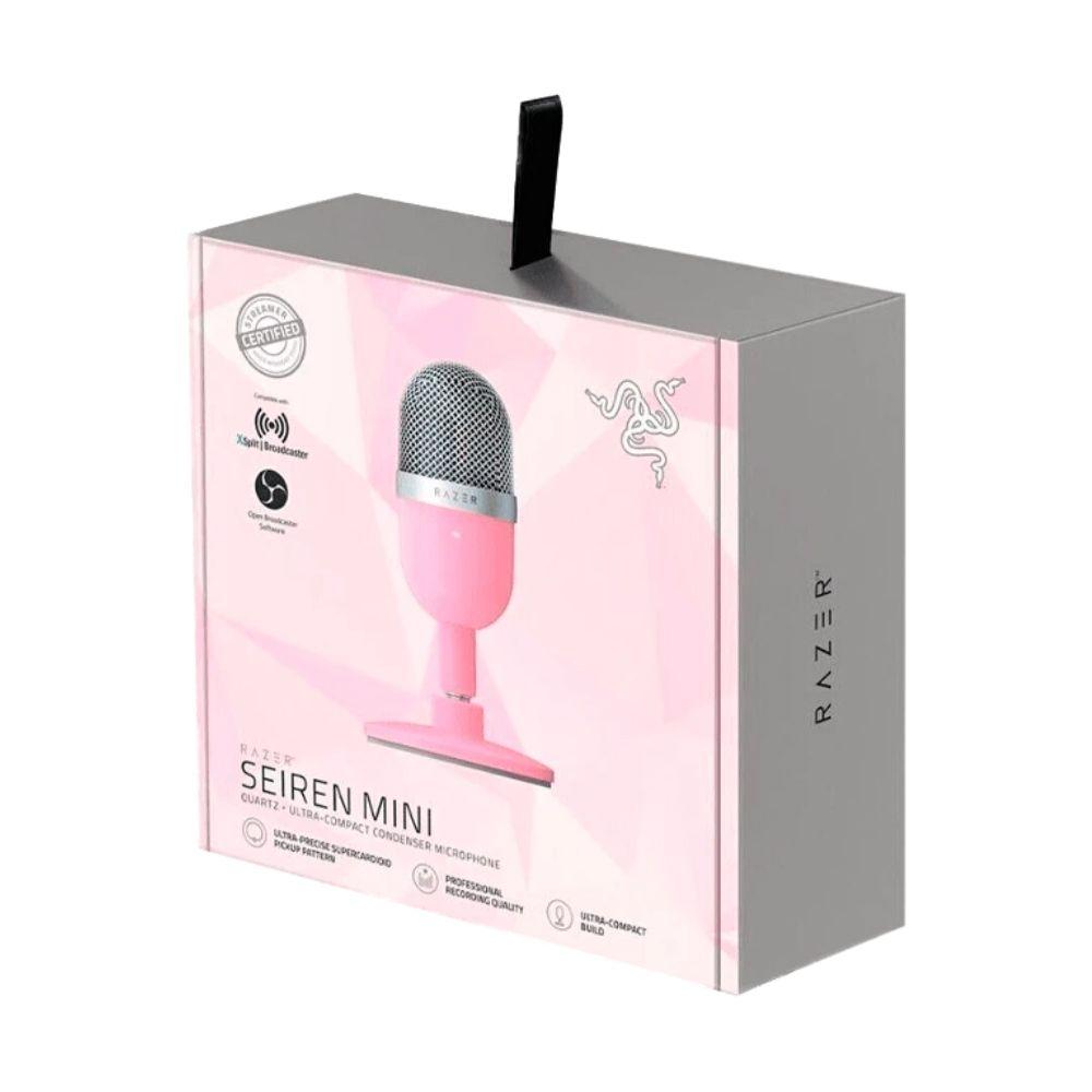 Microfono Gamer Razer Seiren Mini Ultra Quartz USB-2