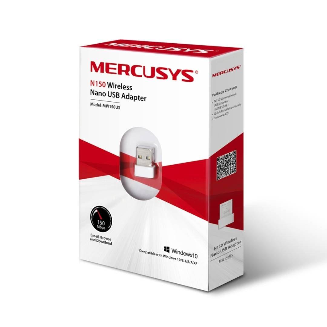 Adaptador USB Wi-Fi Mercusys MW150US 150Mbps Nano-2