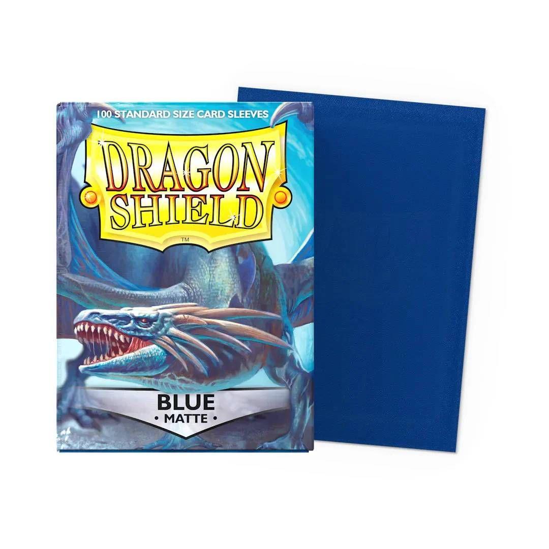Protectores Dragon Shield 100 - Standard Matte Blue-2