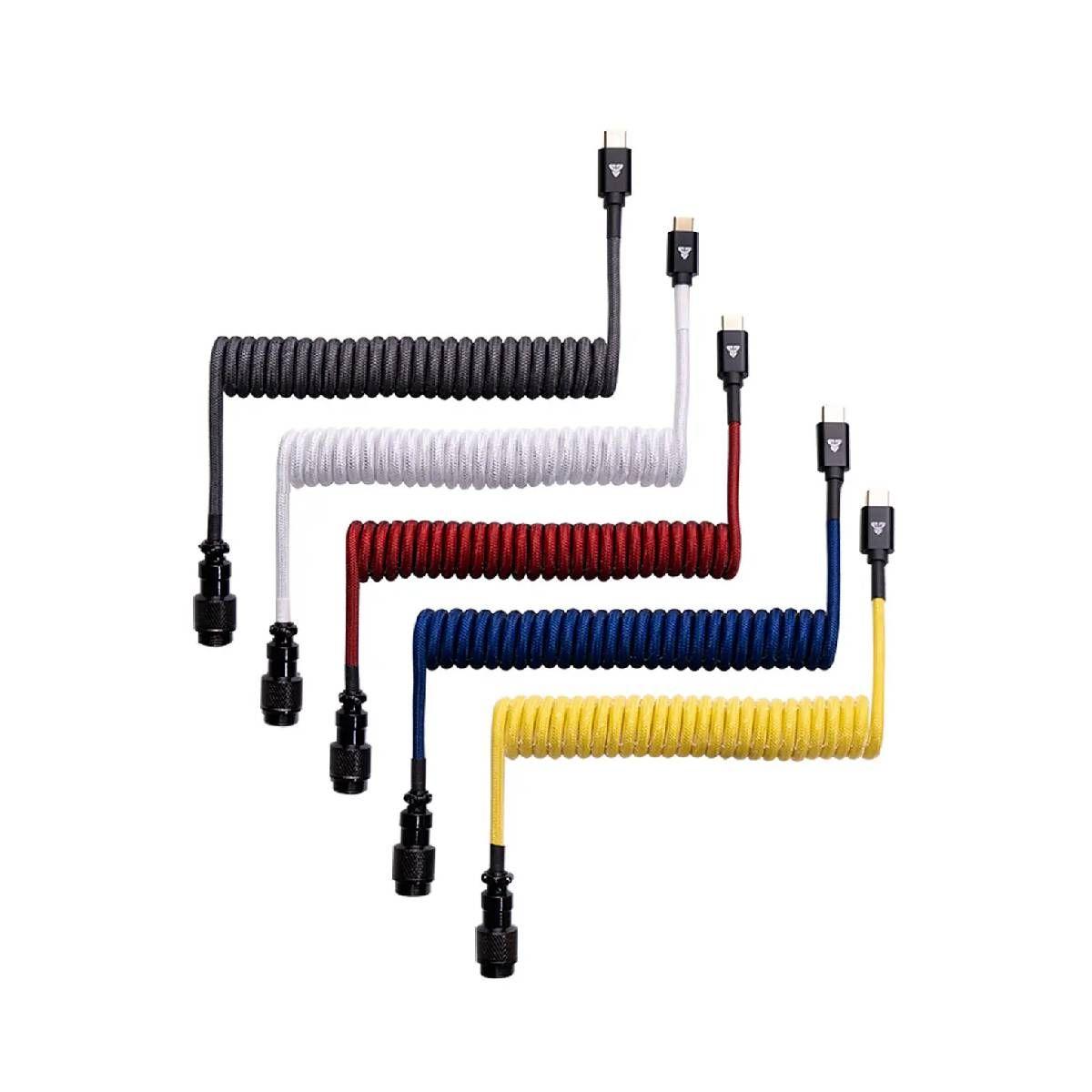 Cable Rizado Fantech AC701 USB C-USB A White-3