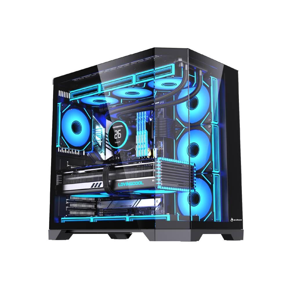 Gabinete Exodia Panel Zro Negro ATX 7 Fans ARGB V. Templado-6