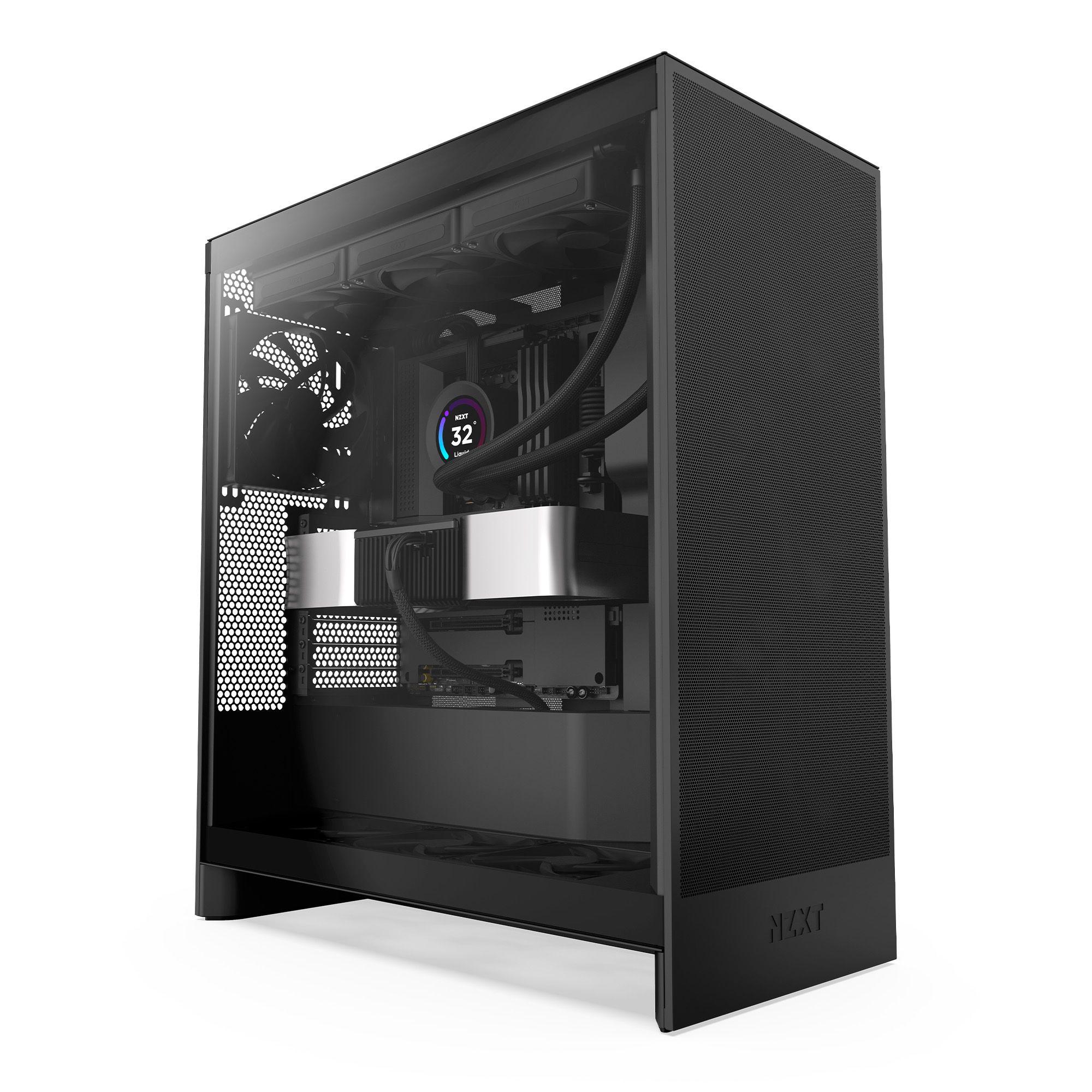 Gabinete NZXT H7 Flow (2024) Mid-Tower Case Negro-0