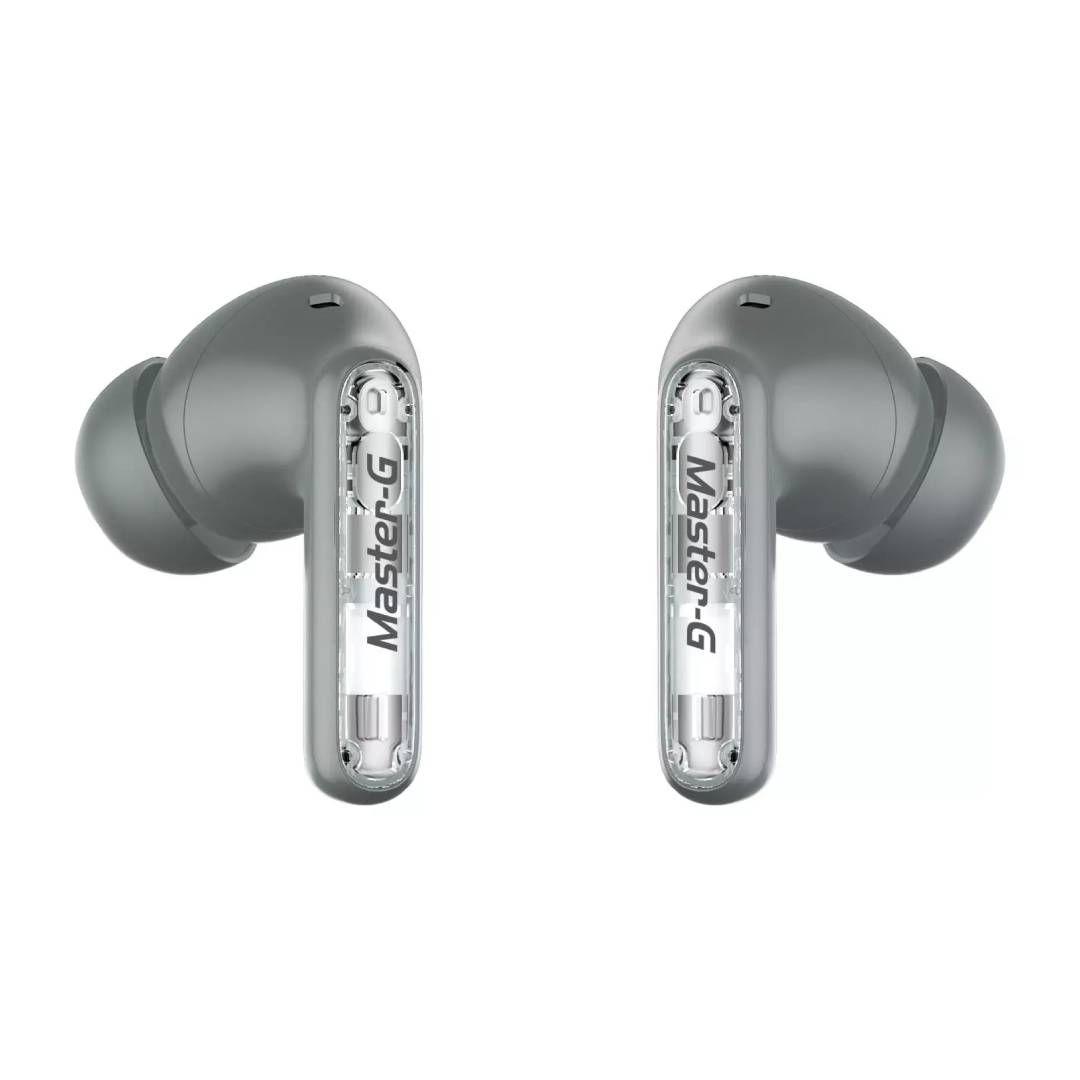 Audífonos In-Ear Master-G MGBUDS35G TWS ANC con App Gris-1