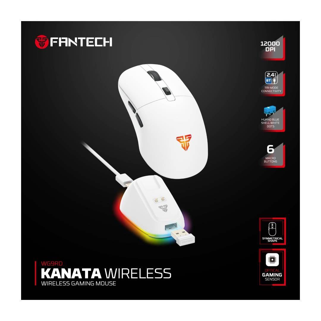 Mouse Inalámbrico Fantech WG9RD KANATA 12.000 DPI White-5