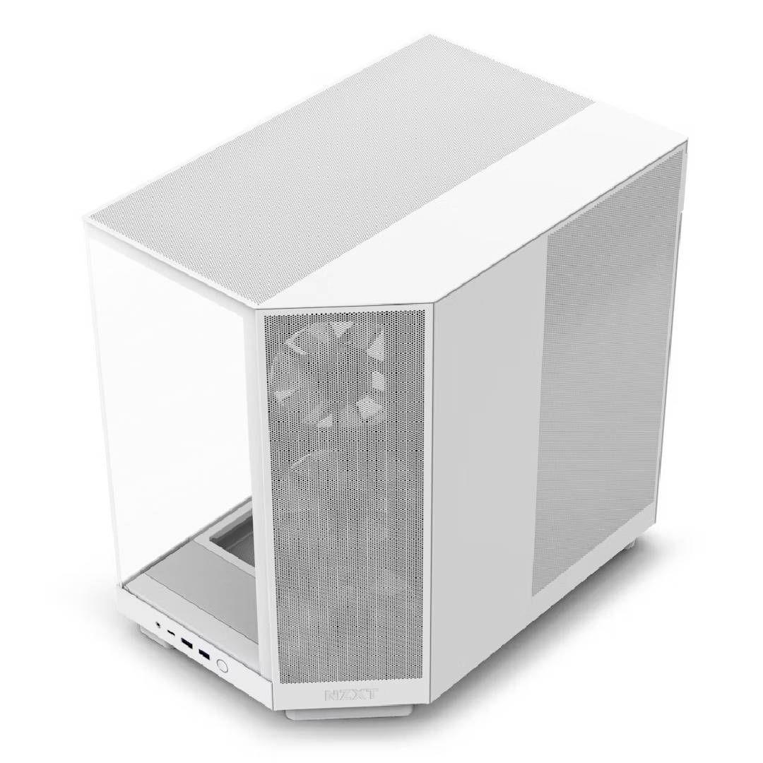 Gabinete NZXT H6 Flow RGB ATX Dual-Chamber Blanco-2