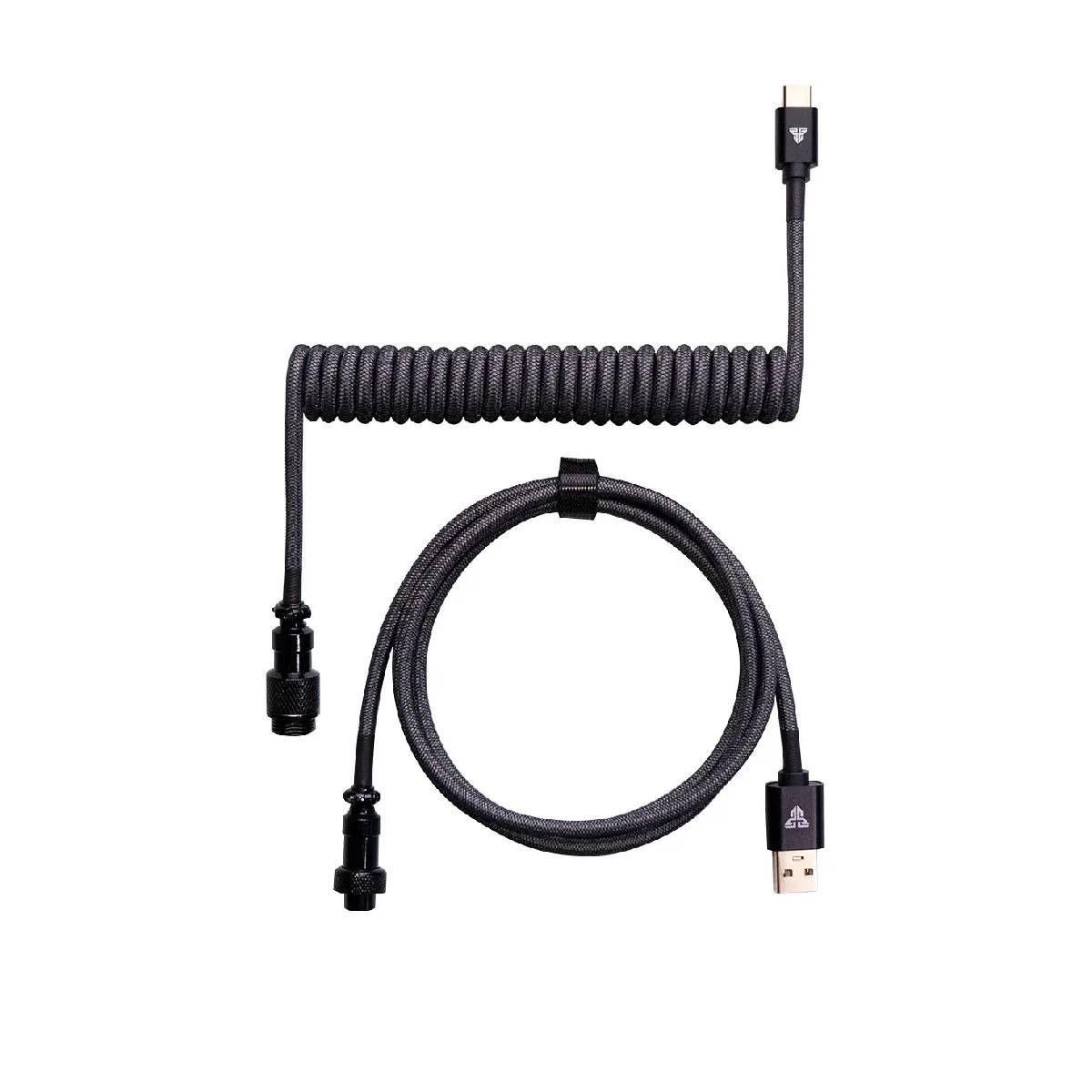 Cable Rizado Fantech AC701 USB C-USB A Grey-0