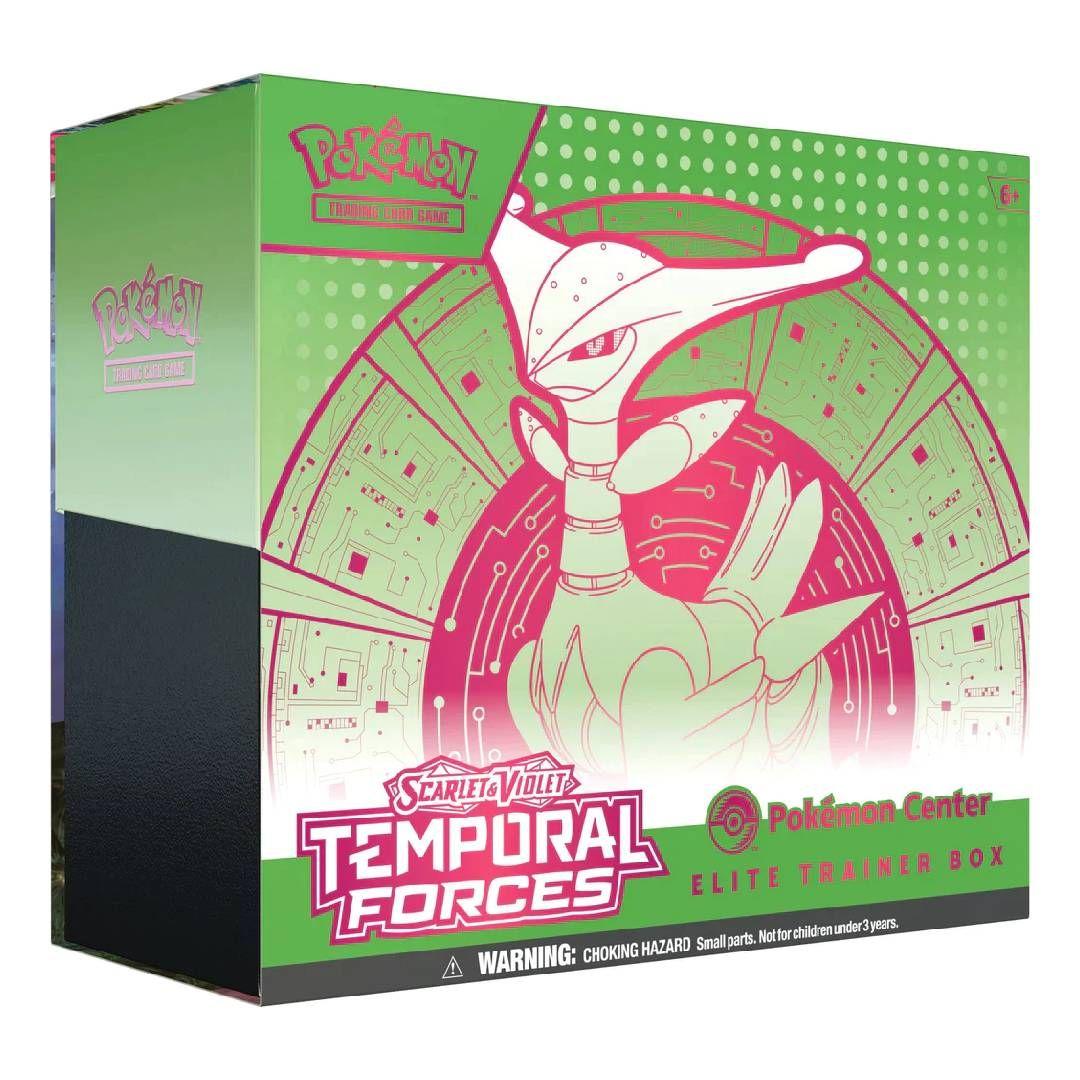 Pokemon Tcg Temporal Force ETB Iron Leaves Ingles-0