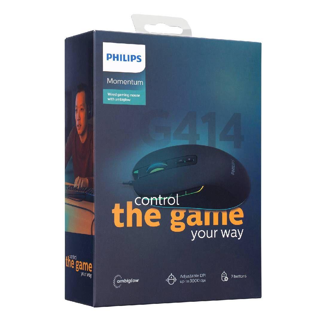 Mouse Gamer Philips 7 Botones G414 SPK9414-4