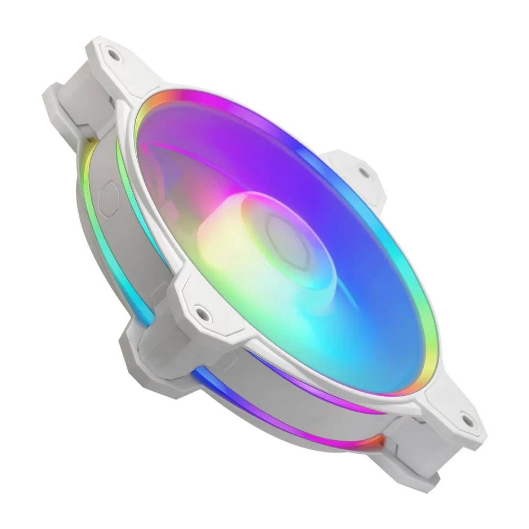 Ventilador Cooler Master MasterFan MF120 Halo2 Blanco-2