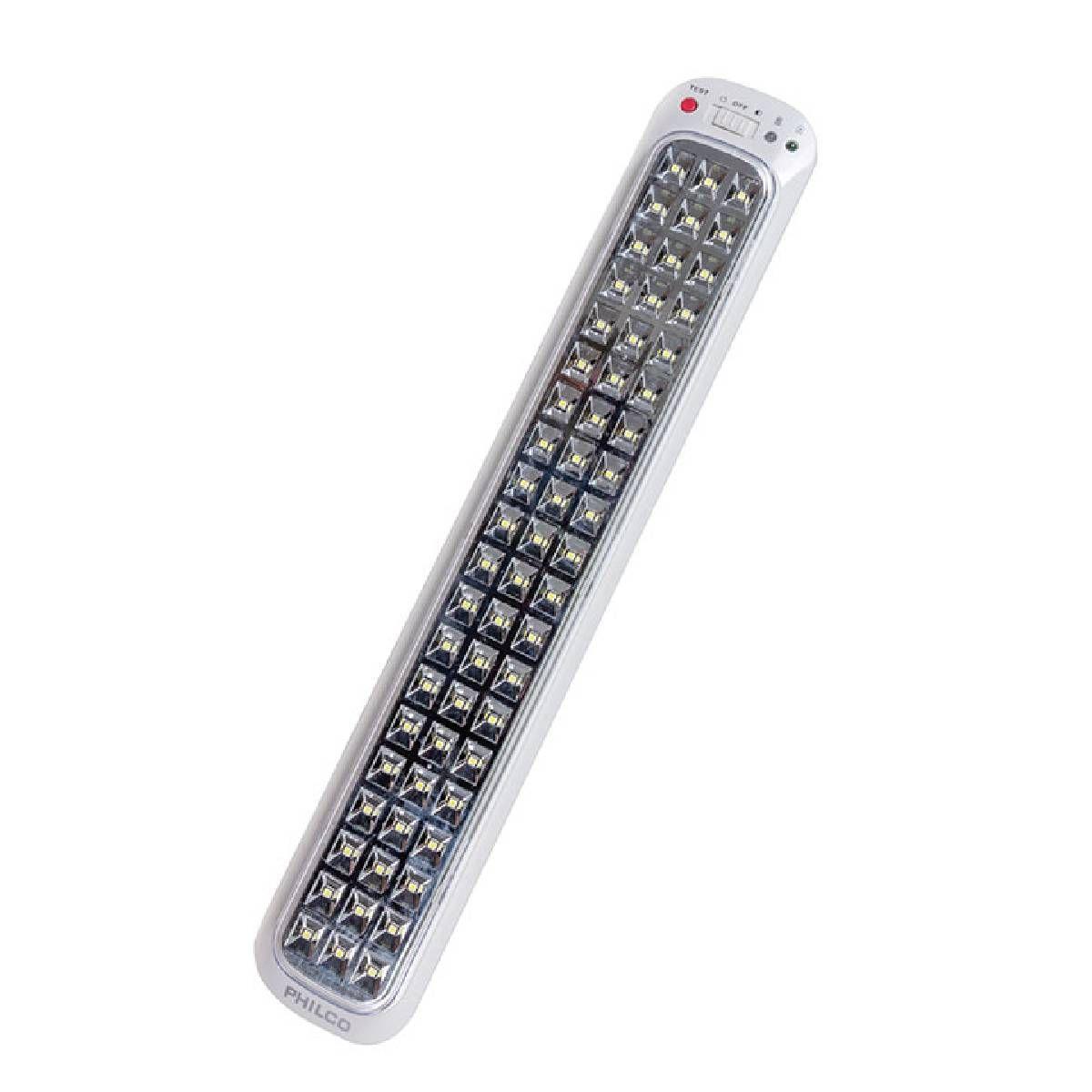 LAMPARA DE EMERGENCIA PHILCO 60 LED ILUMINACION ALTA Y BAJA-1