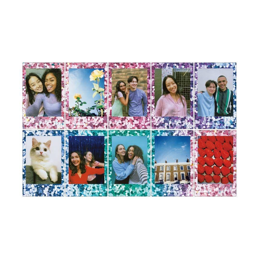 Pack de 10 Film Instax Mini, Diseño Confeti-2