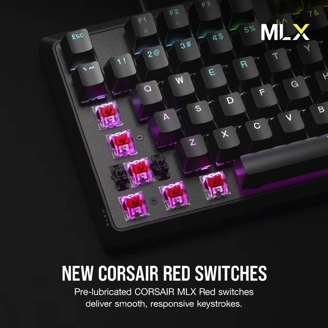 Teclado Gamer Mecánico Corsair K70 CORE RGB Negro-4