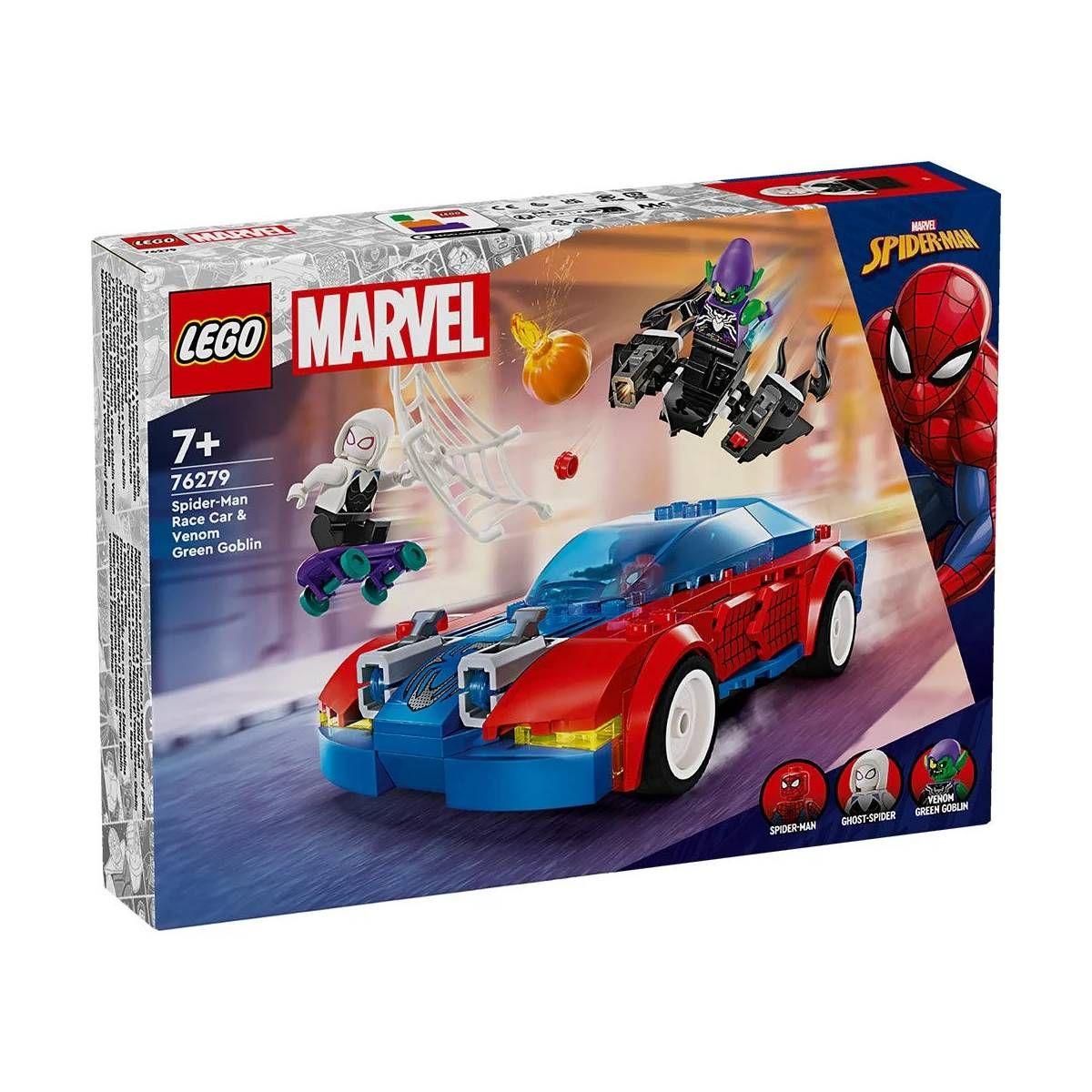 LEGO Marvel: AUTO DE SPIDER-MAN Y DUENDE VERDE VENOMIZADO-3