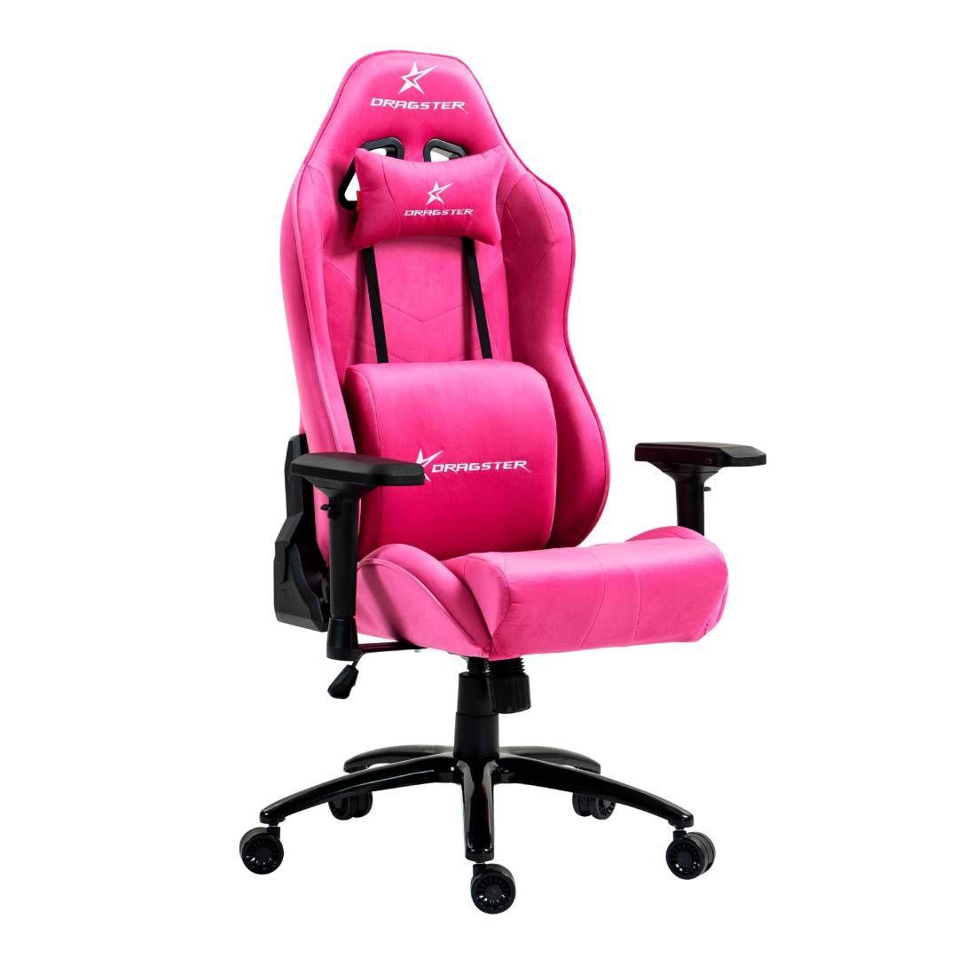 Silla Gamer DRAGSTER GT 500 PRO Alcantara Rose-1