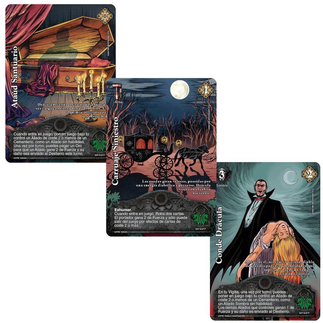 Display Despertar Gótico + set de 9 cartas Conde Drácula-1