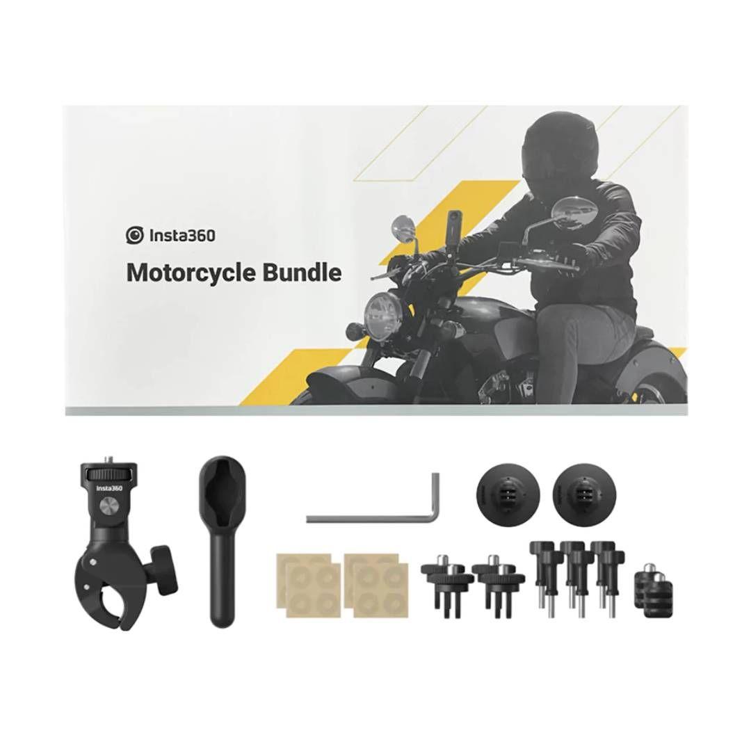 Cámara Insta360 X5 Motorcycle Bundle, 360 grados, 8K-1