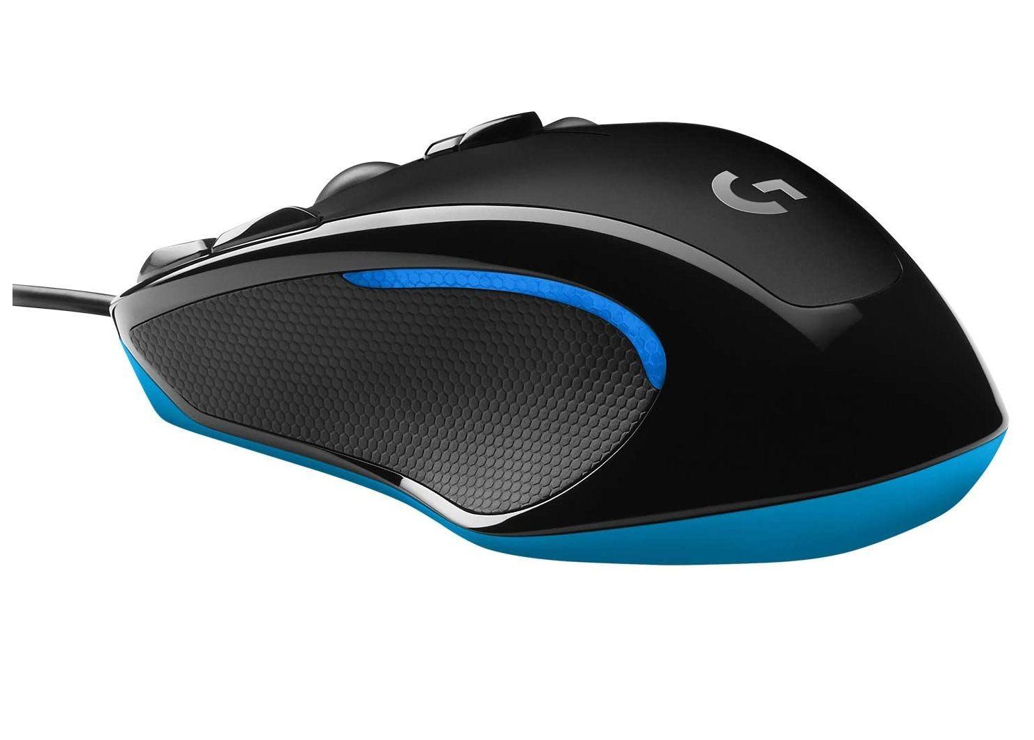Mouse Gamer Logitech G300s Ambidiestro Negro USB-2