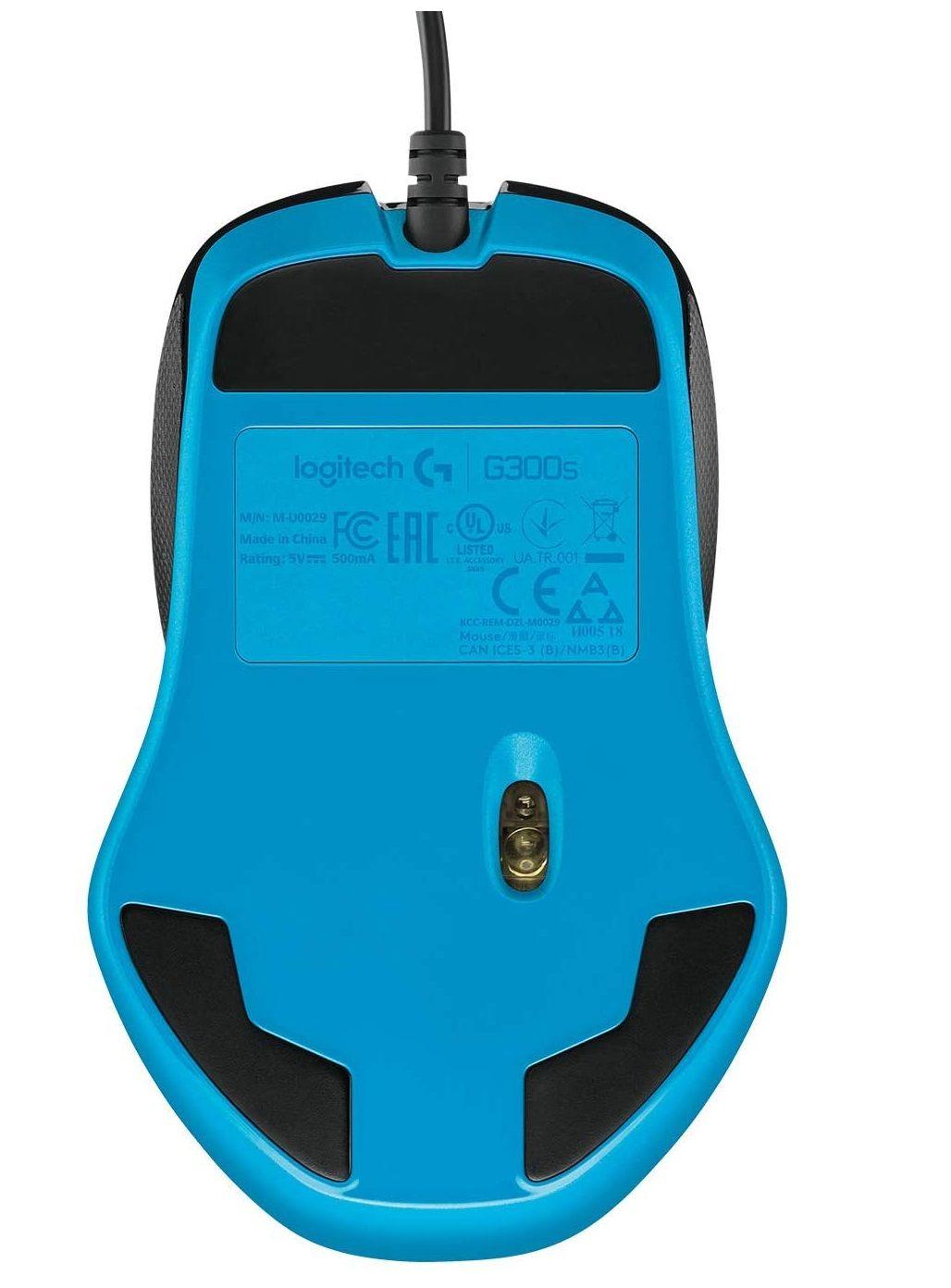 Mouse Gamer Logitech G300s Ambidiestro Negro USB-4