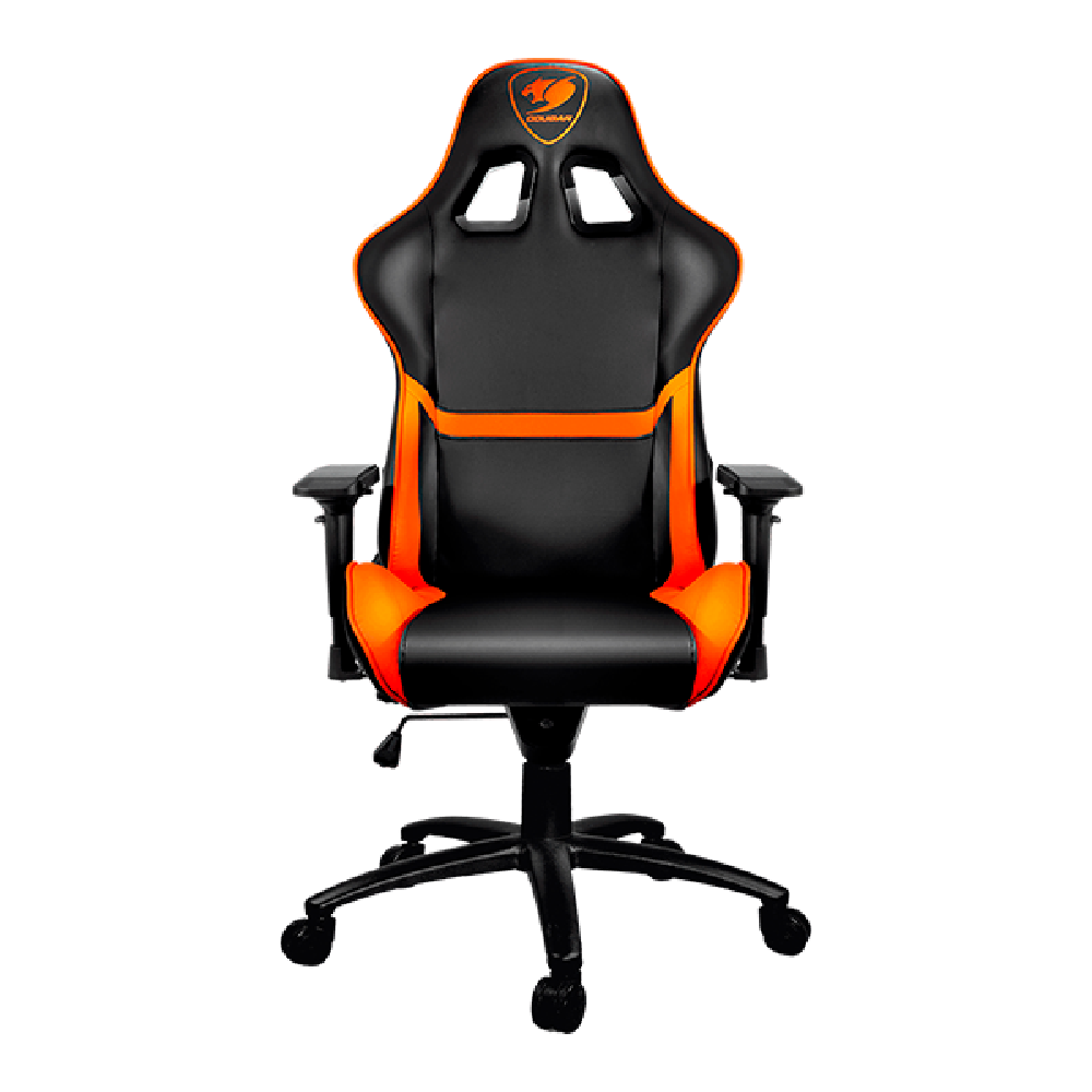 Silla Gamer Cougar Armor Negro Naranja Profesional Ajustable-2