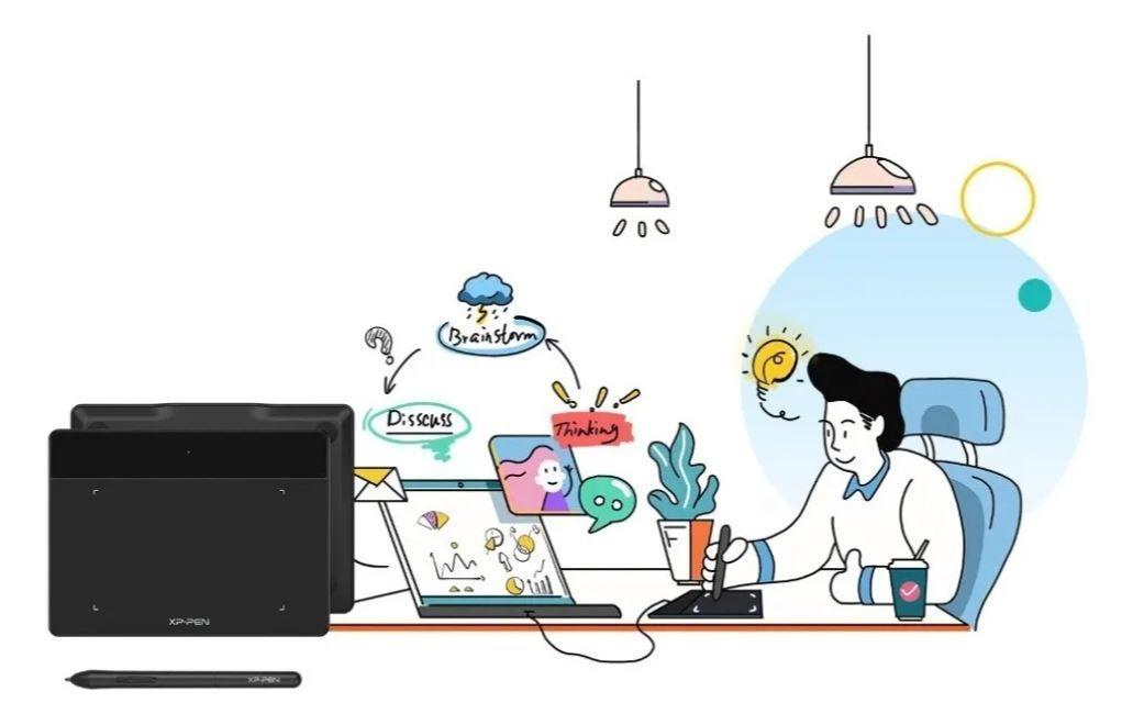 Tableta Digitalizadora XP-Pen Deco Fun XS Azul-3