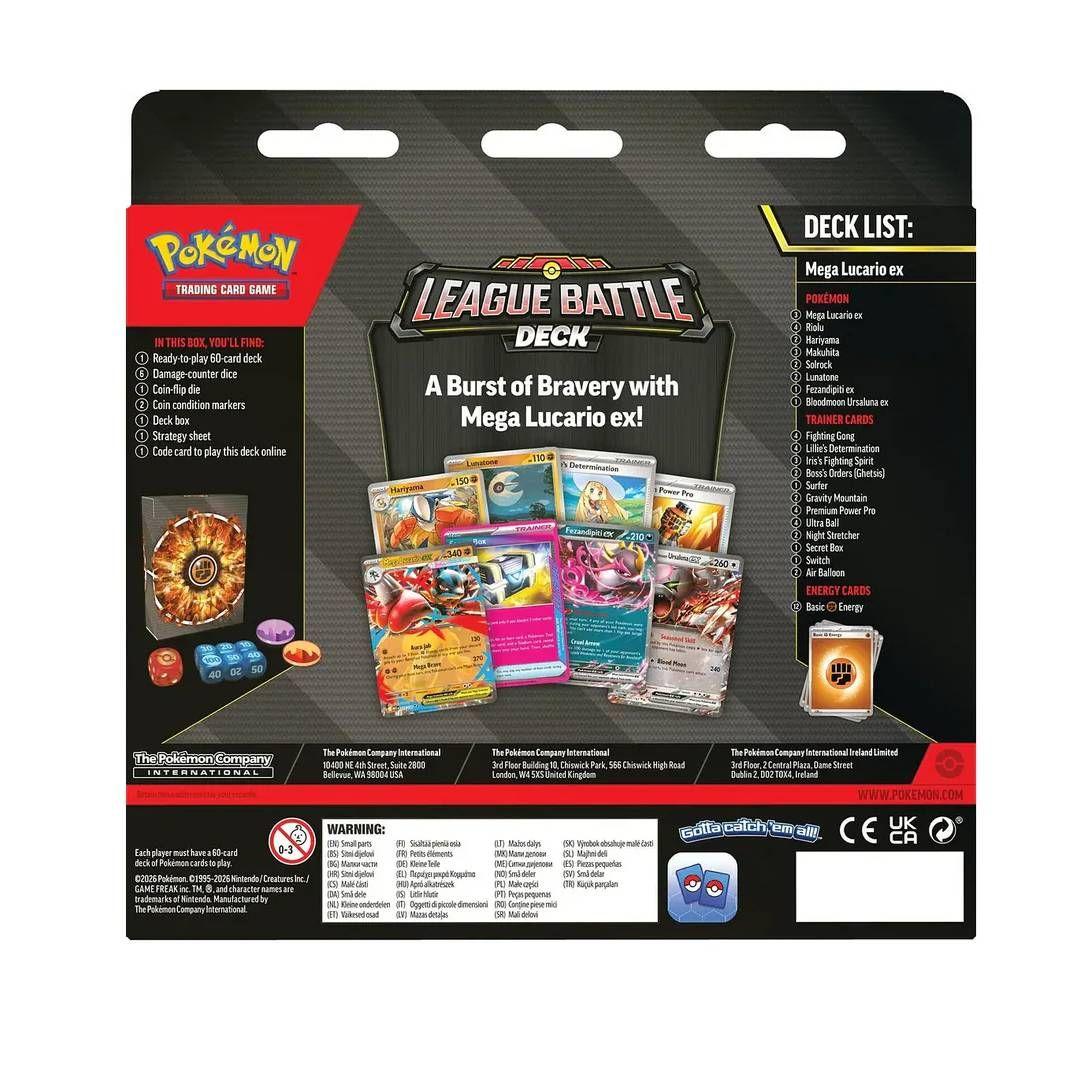 Pokemon TCG: Mega Lucario Ex League Battle Deck ESPAÑOL-2