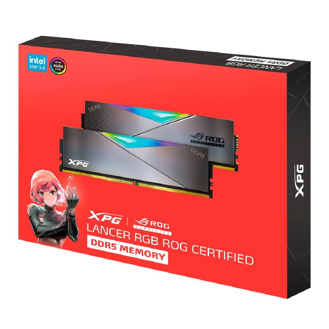 Memoria RAM XPG Lancer RGB ROG DDR5 16GB (2X16)-5