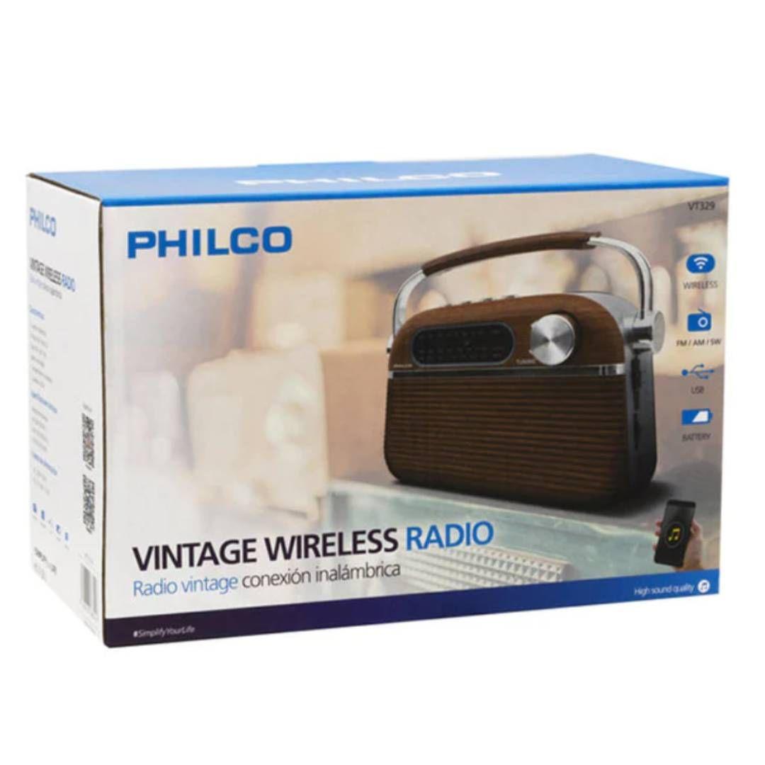 Radio Vintage Philco VT329 FM USB SD-2