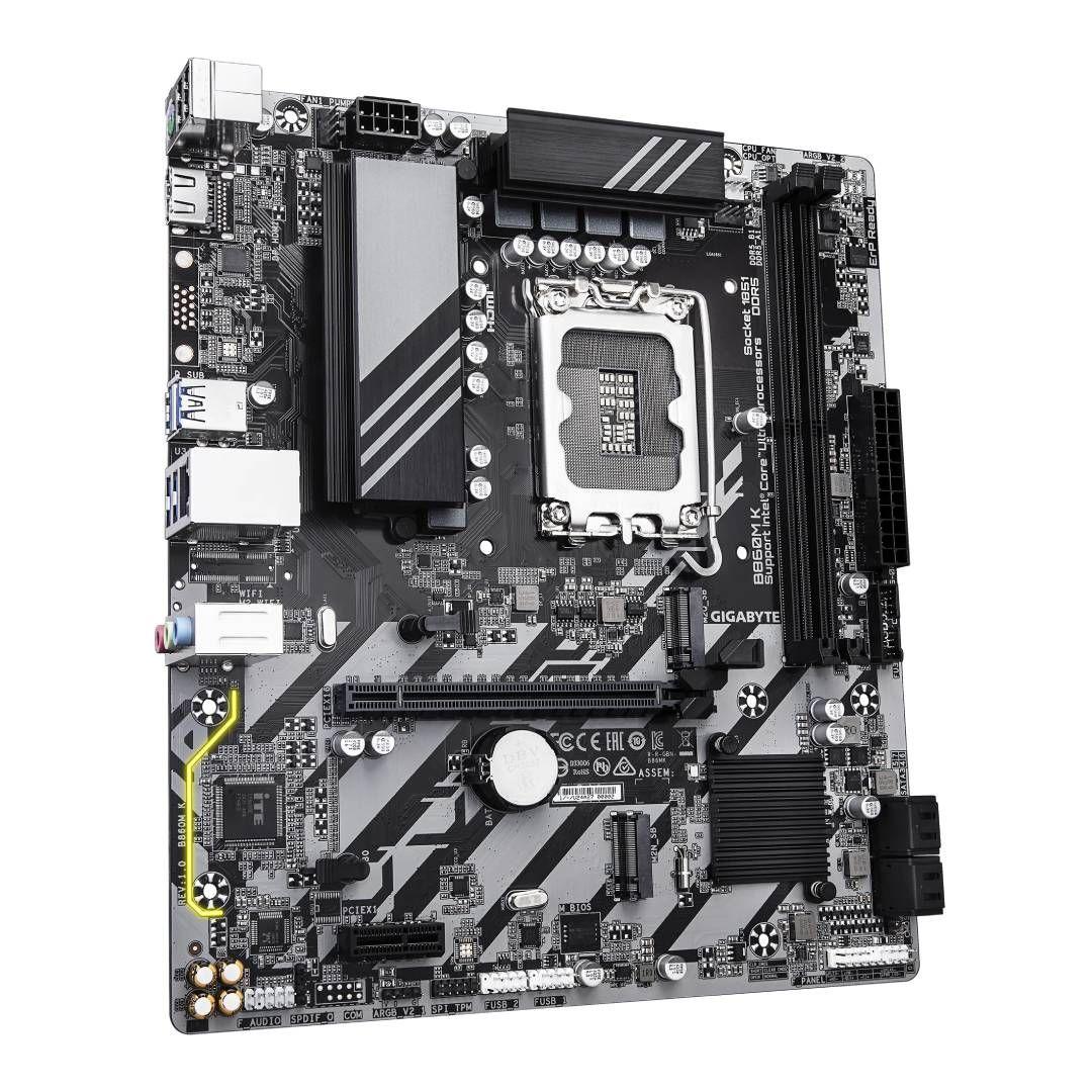 Placa Madre Gigabyte B860M K, Micro-ATX, LGA1851-2