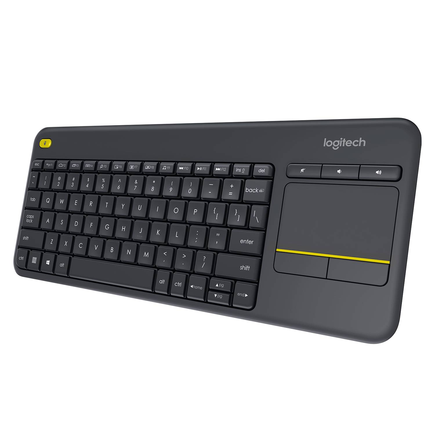 Teclado Logitech K400 Plus Inalambrico Touchpad p/ Smart TV-1