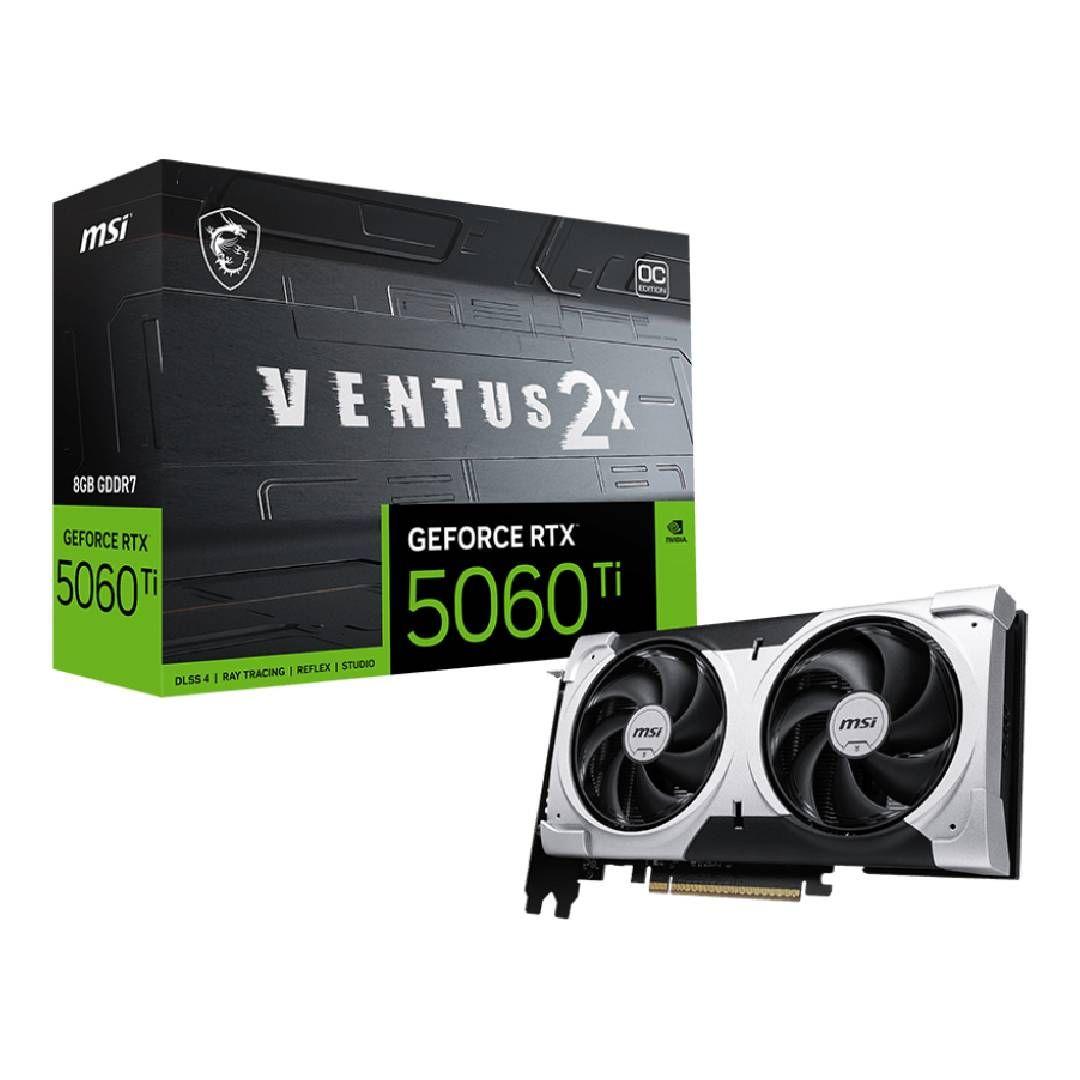 Tarjeta de Video MSI GeForce RTX 5060Ti 8G VENTUS 2X OC PLUS-0