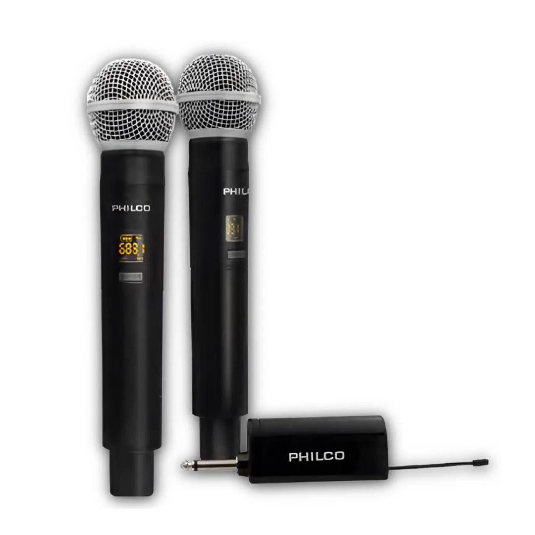 Kit Micrófonos Inalámbricos Philco UHF WM-314 HIFI Edition-3