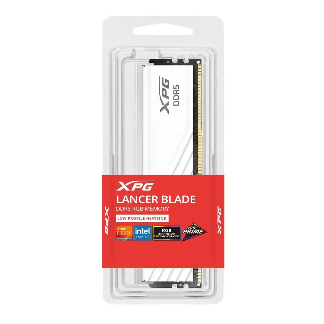 Memoria RAM XPG Lancer Blade RGB DDR5 16GB 6000 MTs Blanco-2